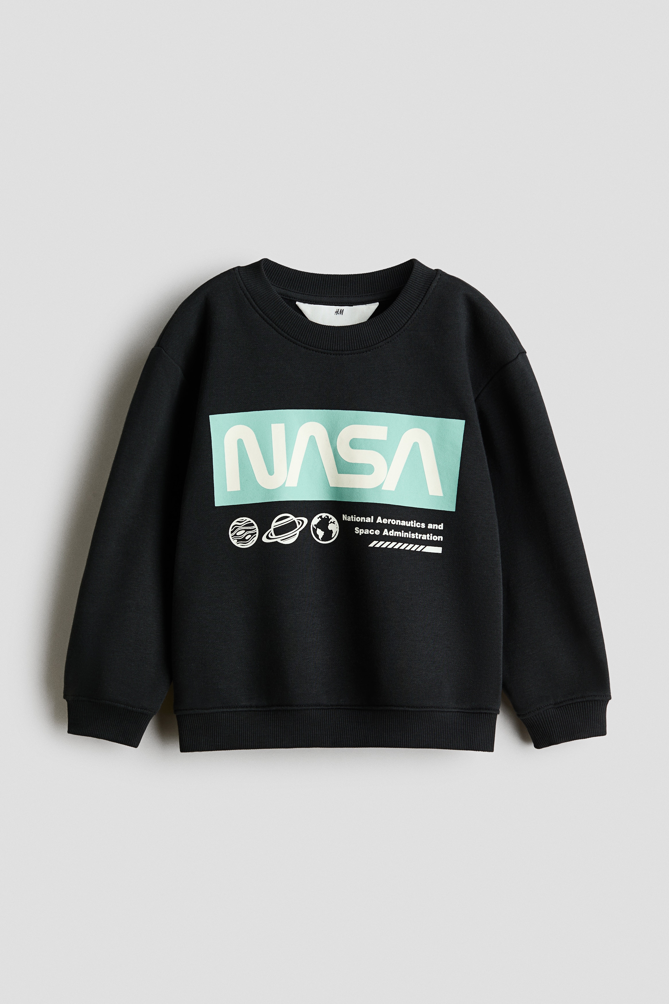 Sweatshirt med tryckModell