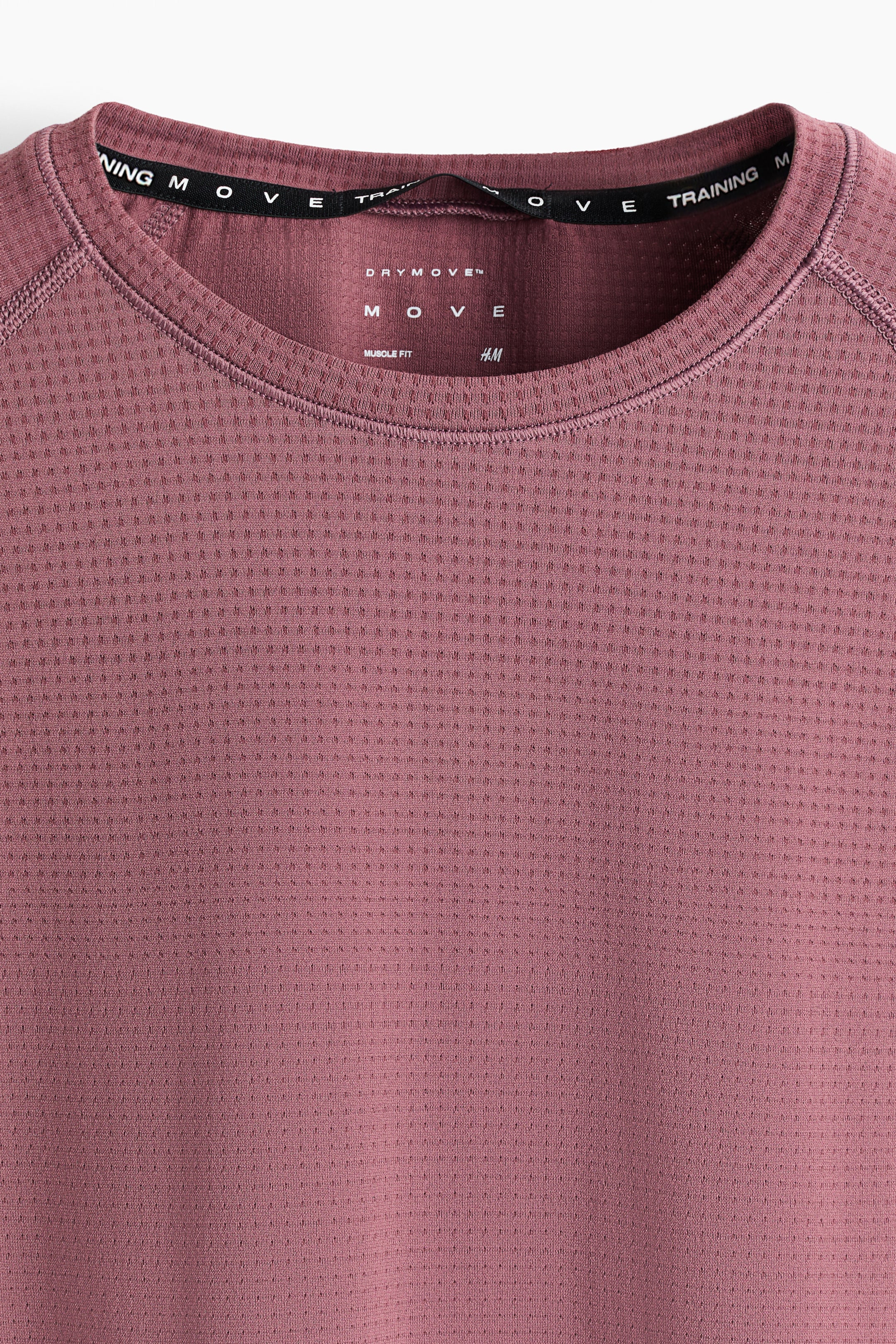 View larger image: Muscle Fit Sports T-Shirt with DryMove™ - Dark pink - Men | H&M CA 2