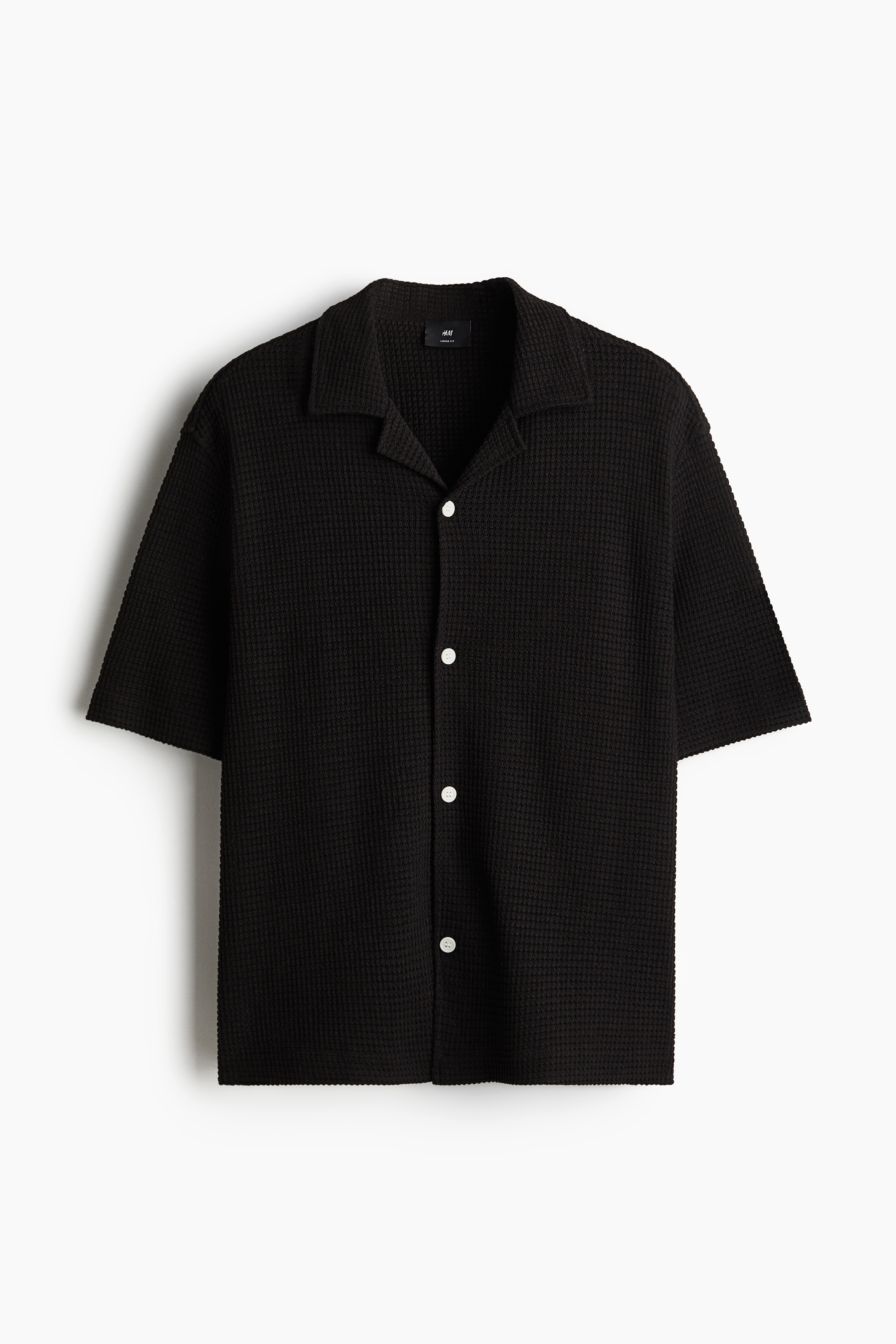 Loose-Fit Waffled Resort Shirt from H&M - $39.99