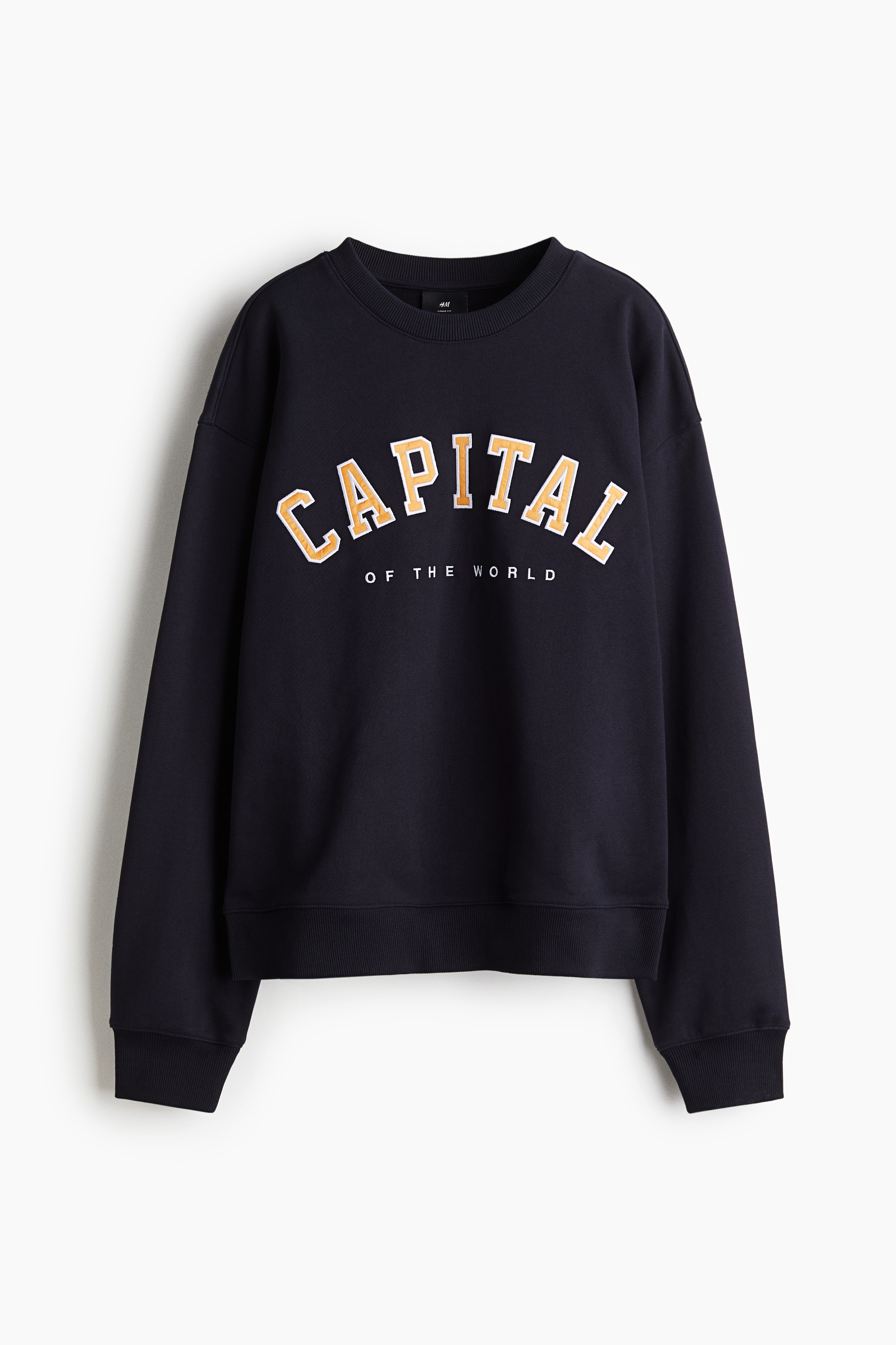 Loose Fit Sweatshirt - Grey marl/Capital - Men | H&M SG