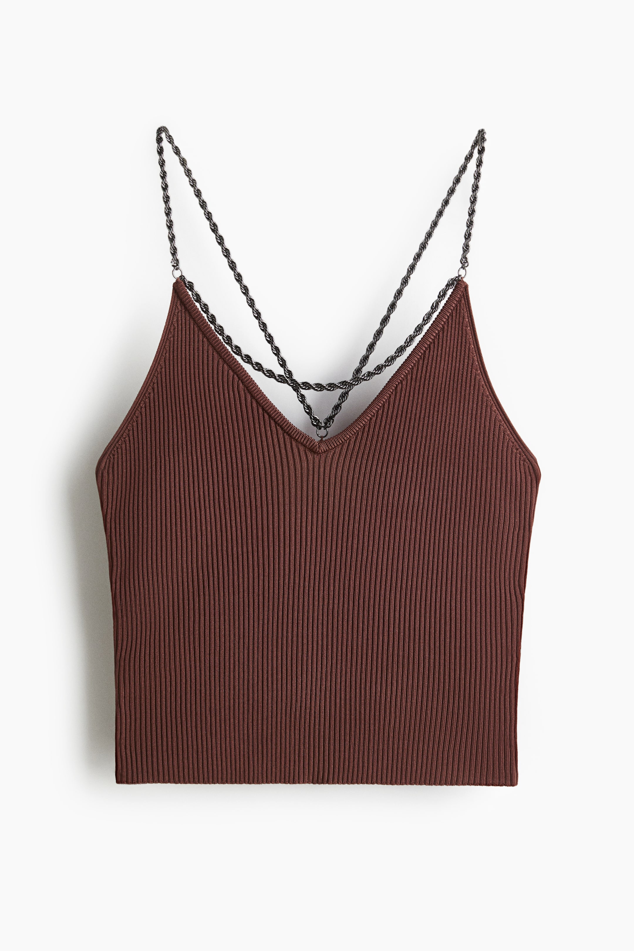 View larger image: Chain-Strap Top - Brown - Ladies | H&M CA 6
