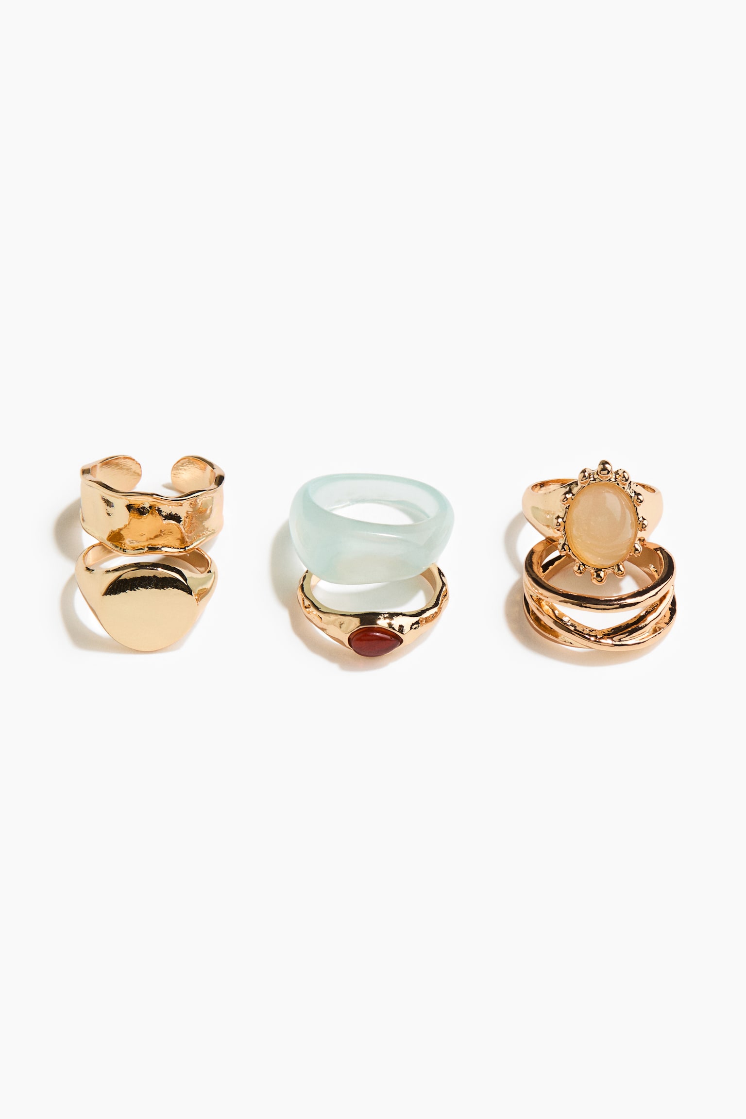 6-pack rings - Gold-coloured - 2