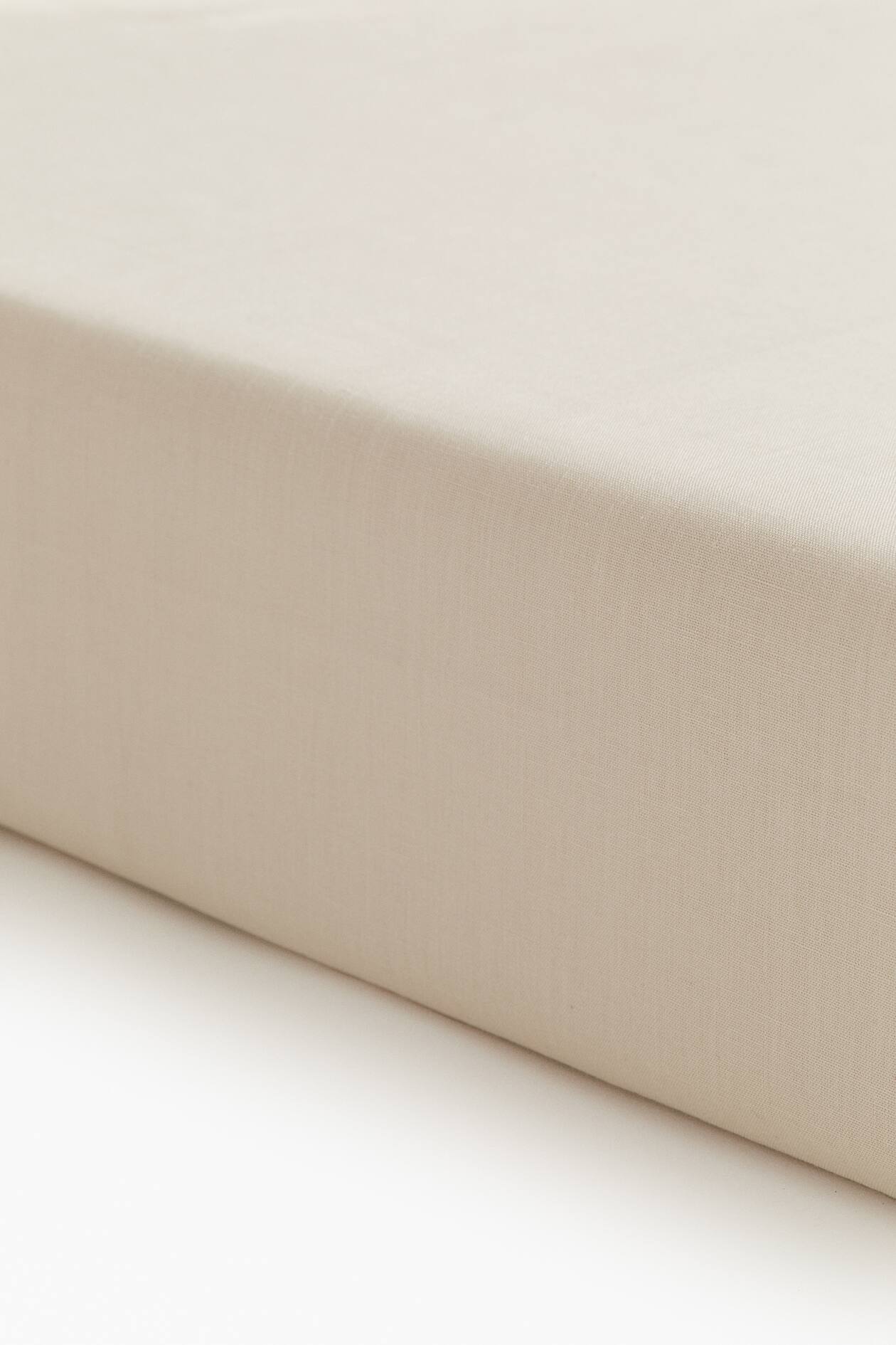 Fitted Crib Sheet Beige Home All H&M US