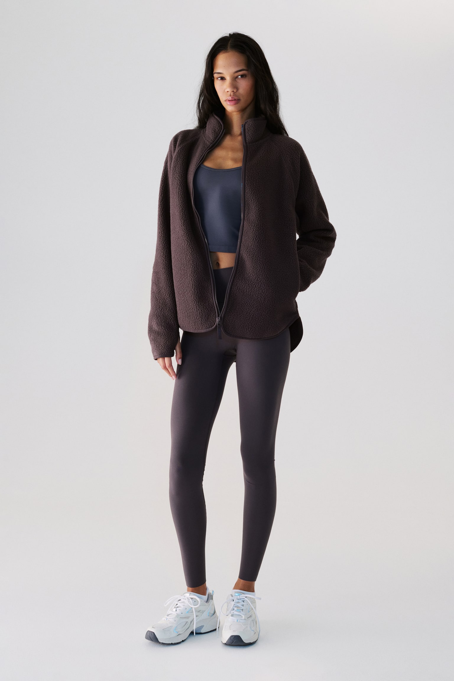 Teddy sports jacket - Truffle grey/Antique rose/Light beige - 3