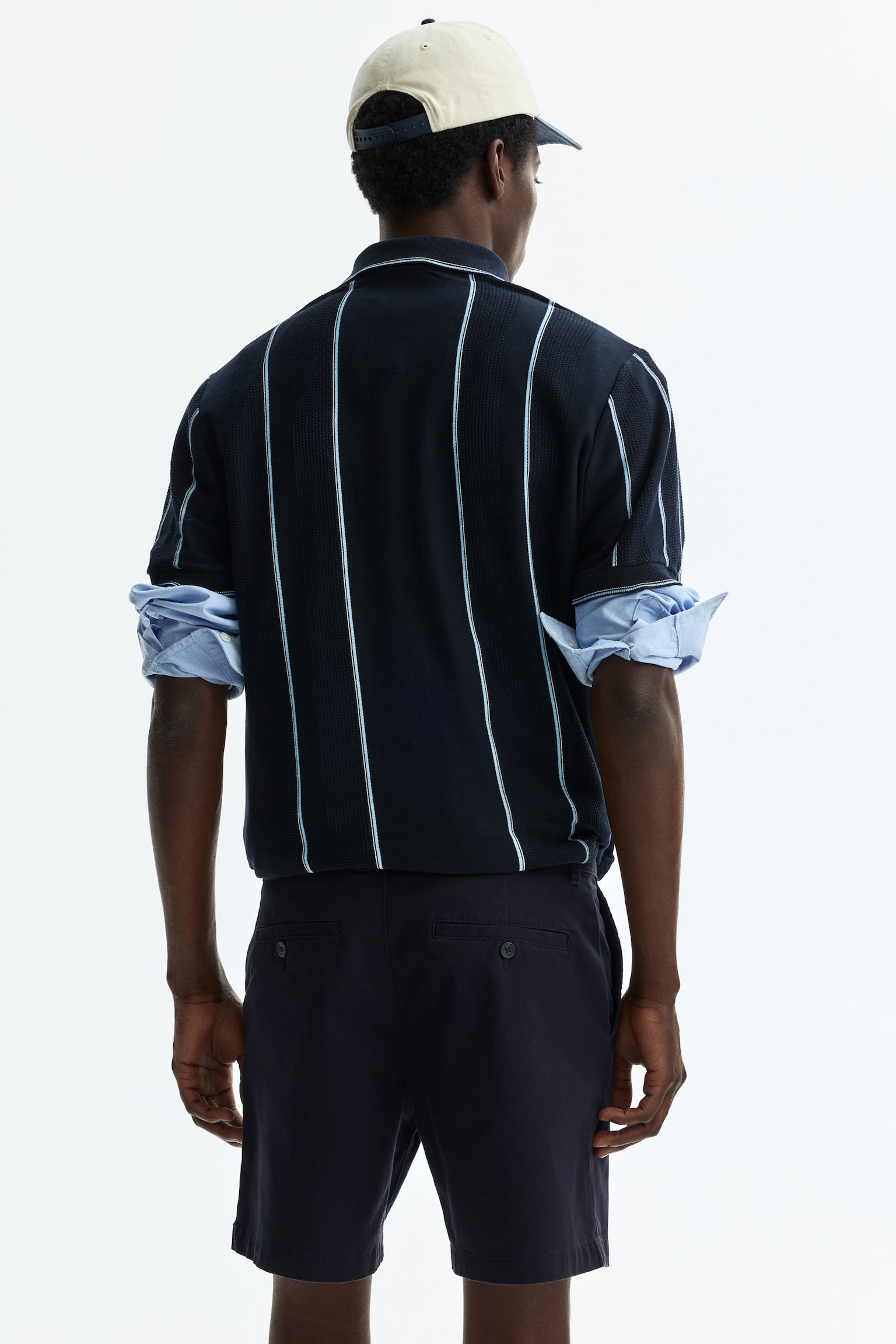Regular Fit Cotton chino shorts - 3