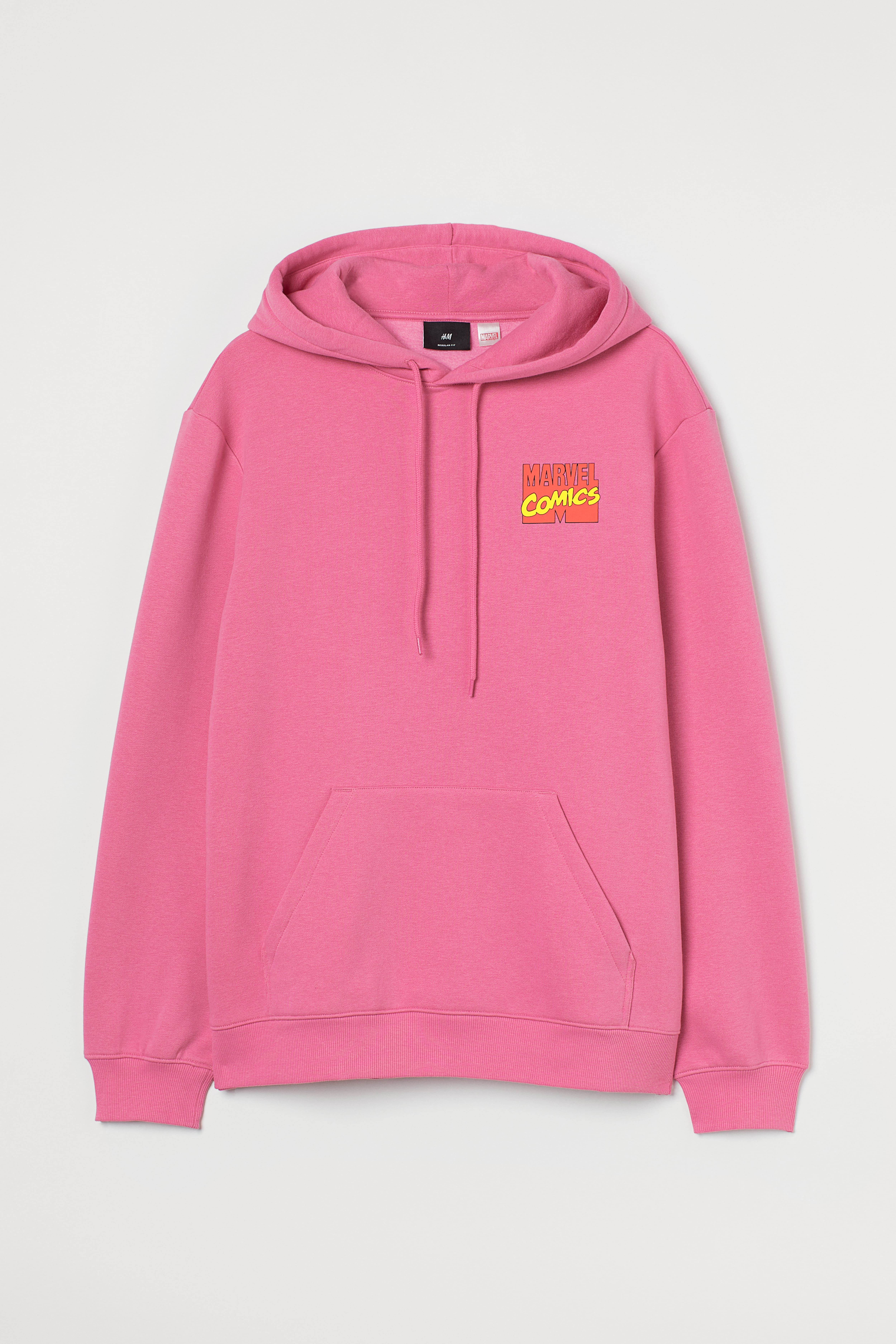 H&m pink hoodie mens sale