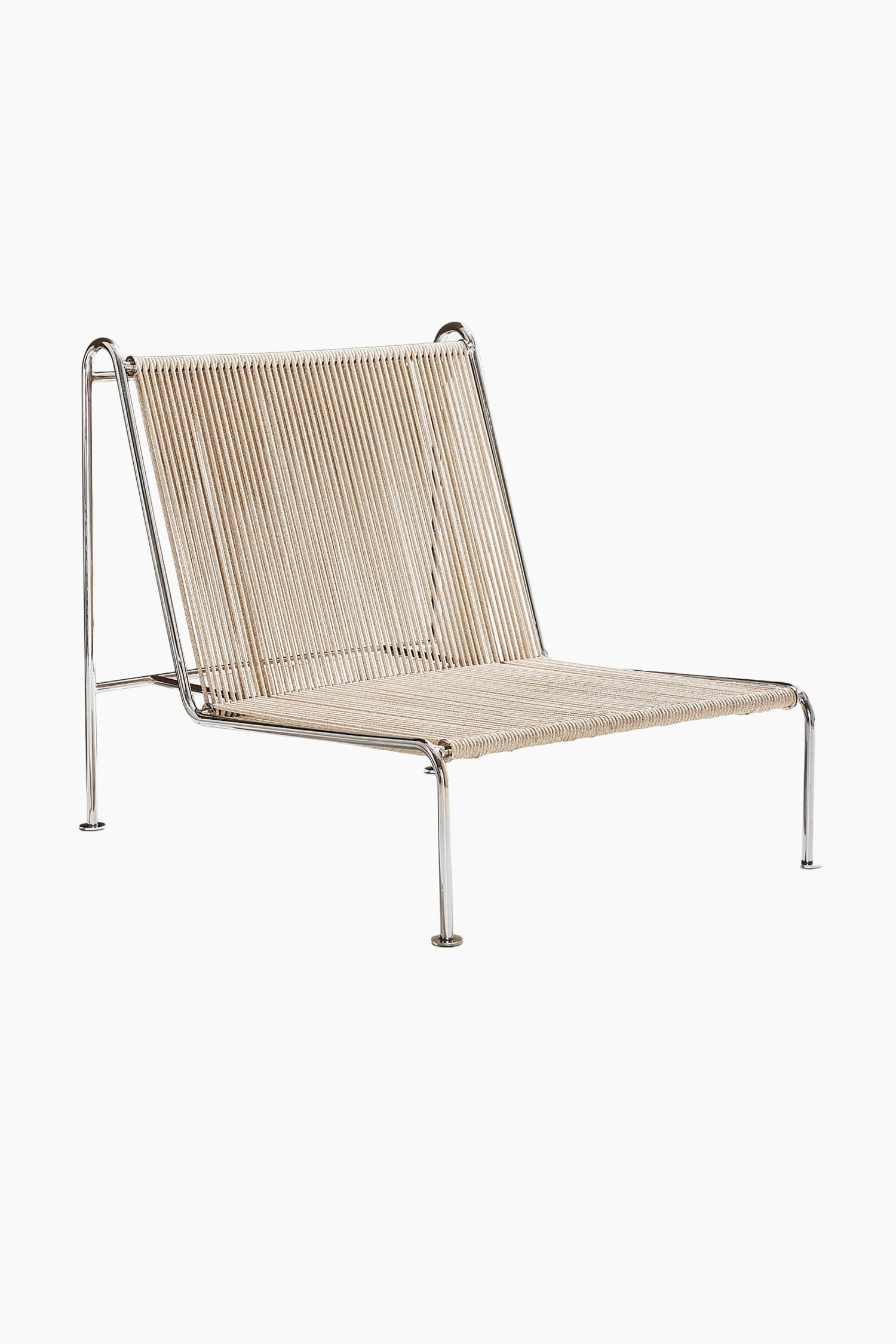 Pastill - Alfie Lounge Fåtölj - Chrome And Light Beige