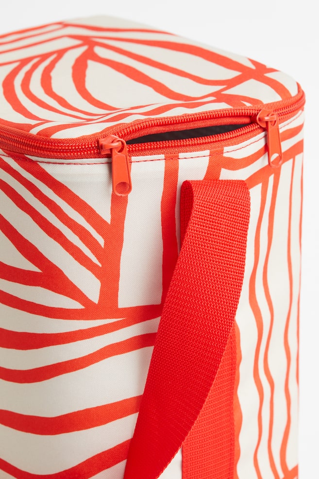 Cool bag with a shoulder strap - Red/Black - 2