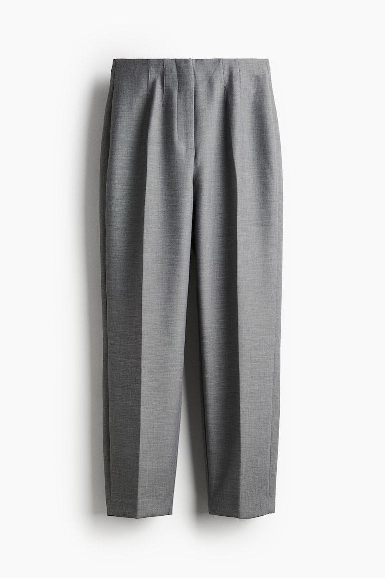 Ankle-length cigarette trousers