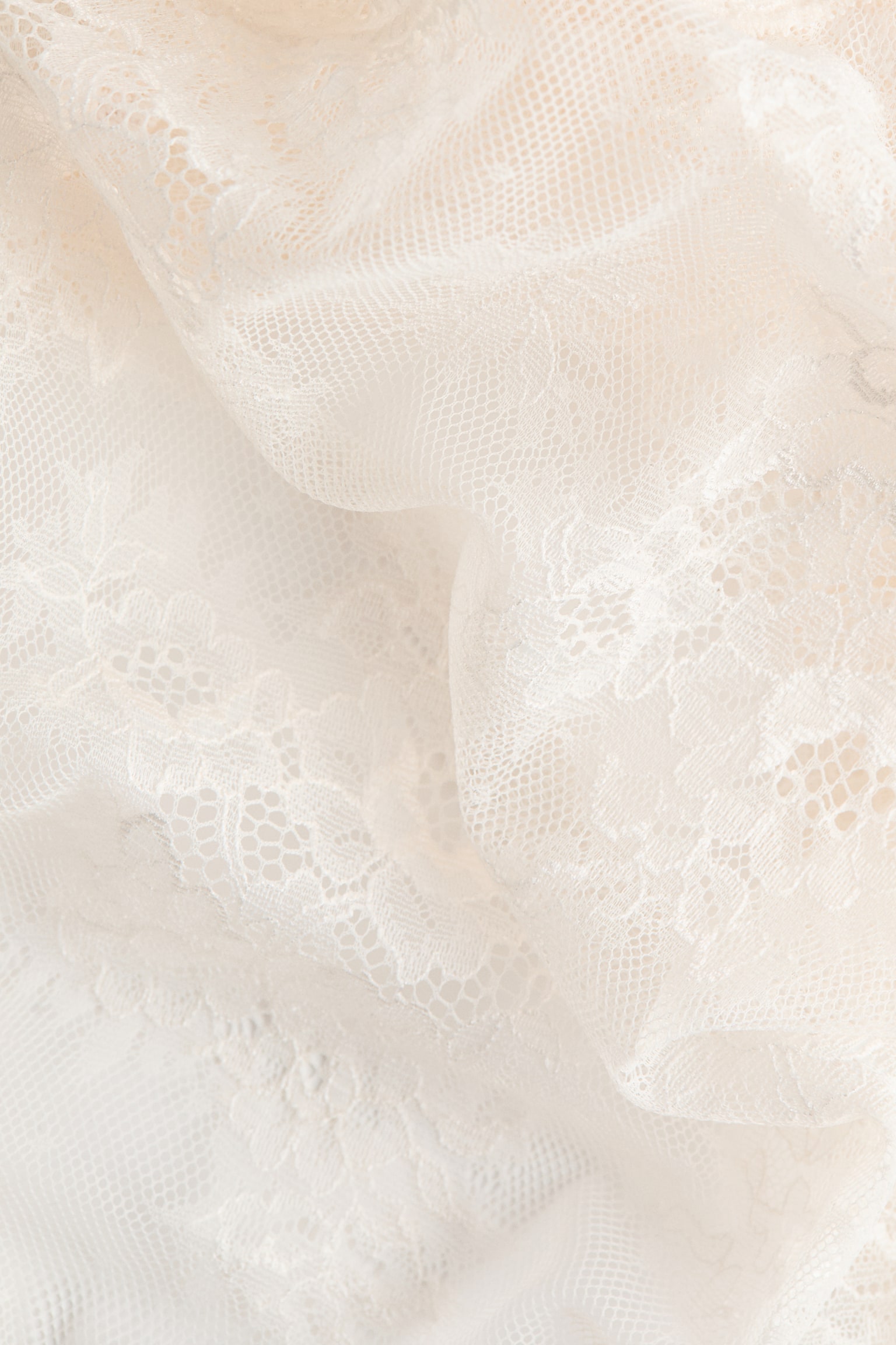 Čipkasti bodi - Bela/Crna - 6