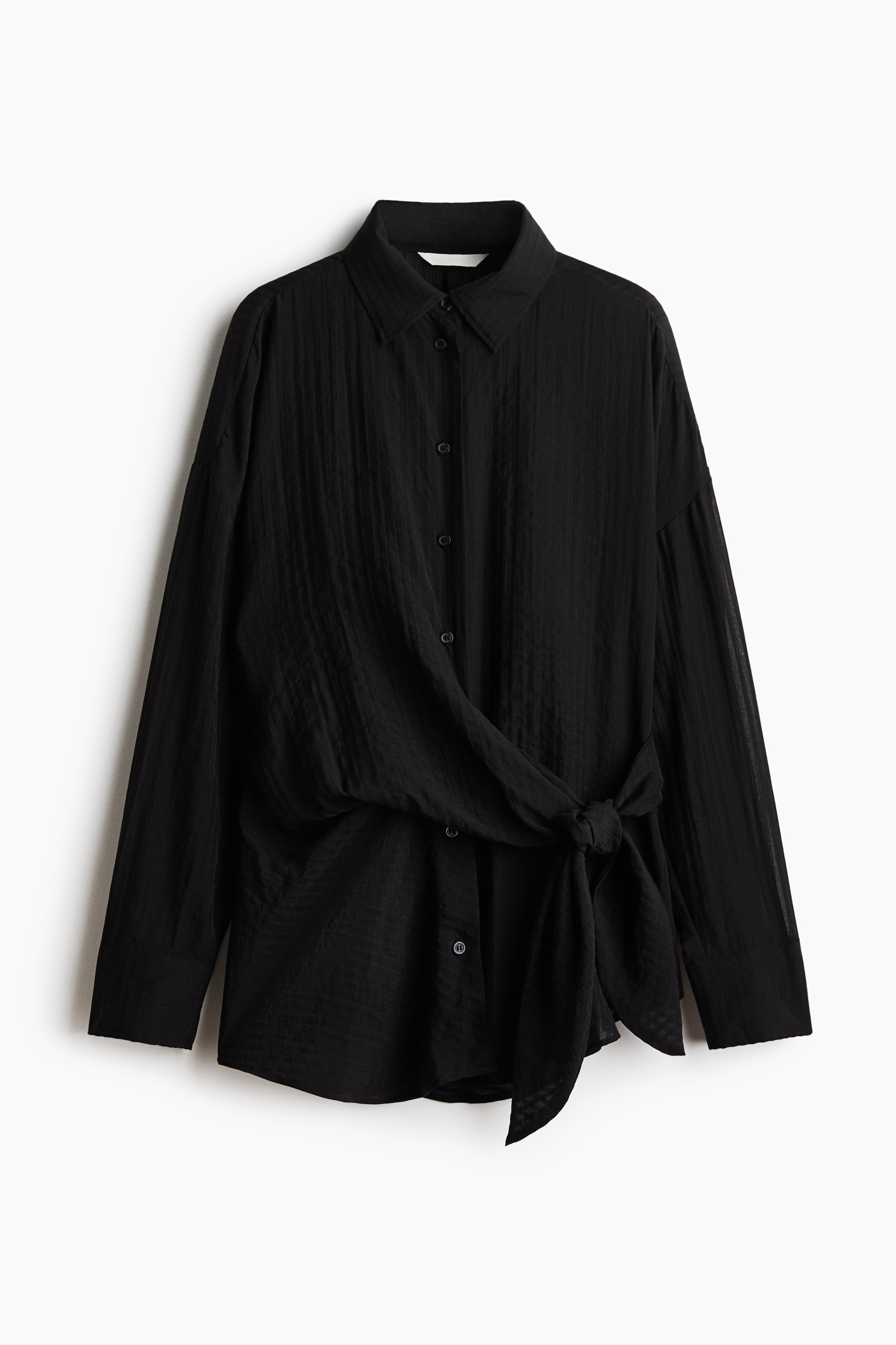Tie-Detail Shirt