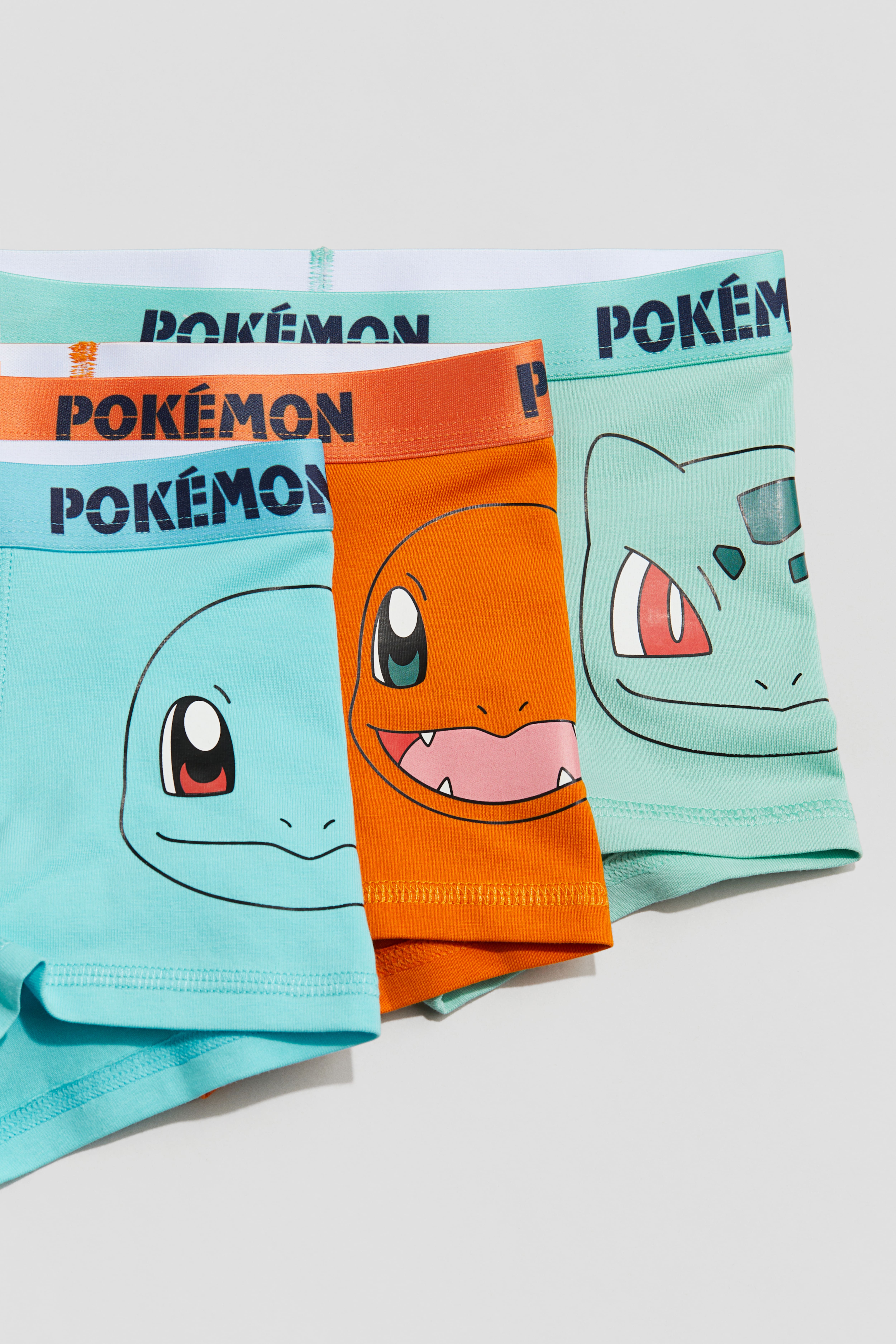 Pack de 5 calzoncillos trunk Turquesa Pokemon NINOS H M ES