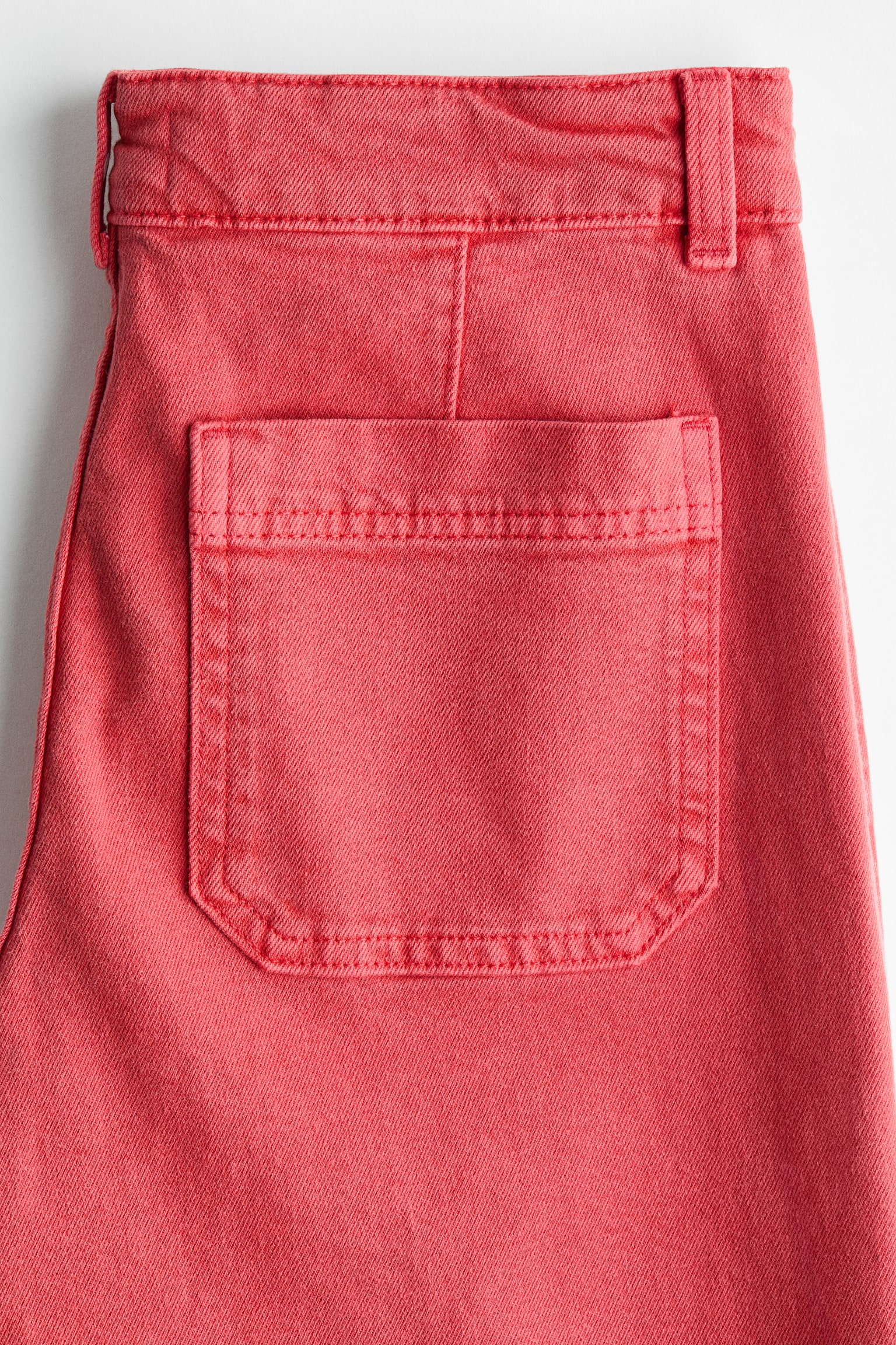 Wide High Jeans - Light red/Dark denim blue/Navy denim blue/Light denim blue/White/Dark brown/Powder pink - 8