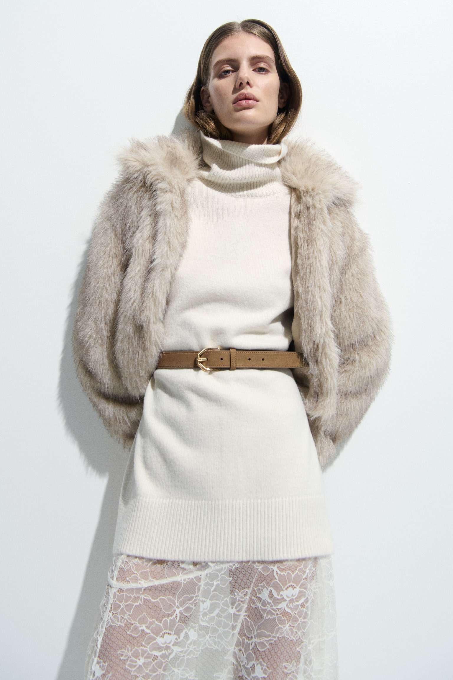 Suede belt - Dark mole - 4