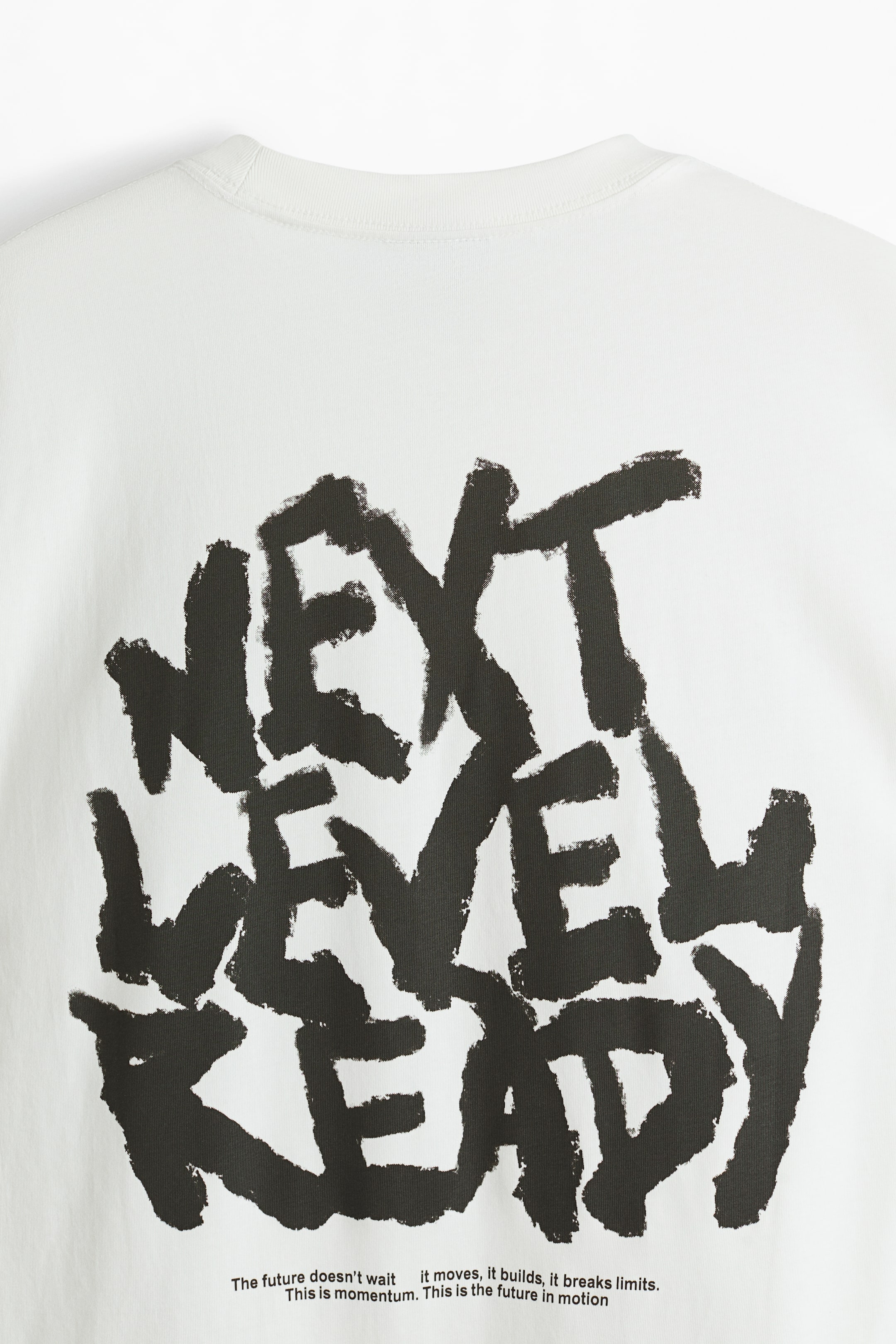 이미지 확대 보기: 루즈핏 프린트 티셔츠 - 화이트/Next level ready - Men | H&M KR 8