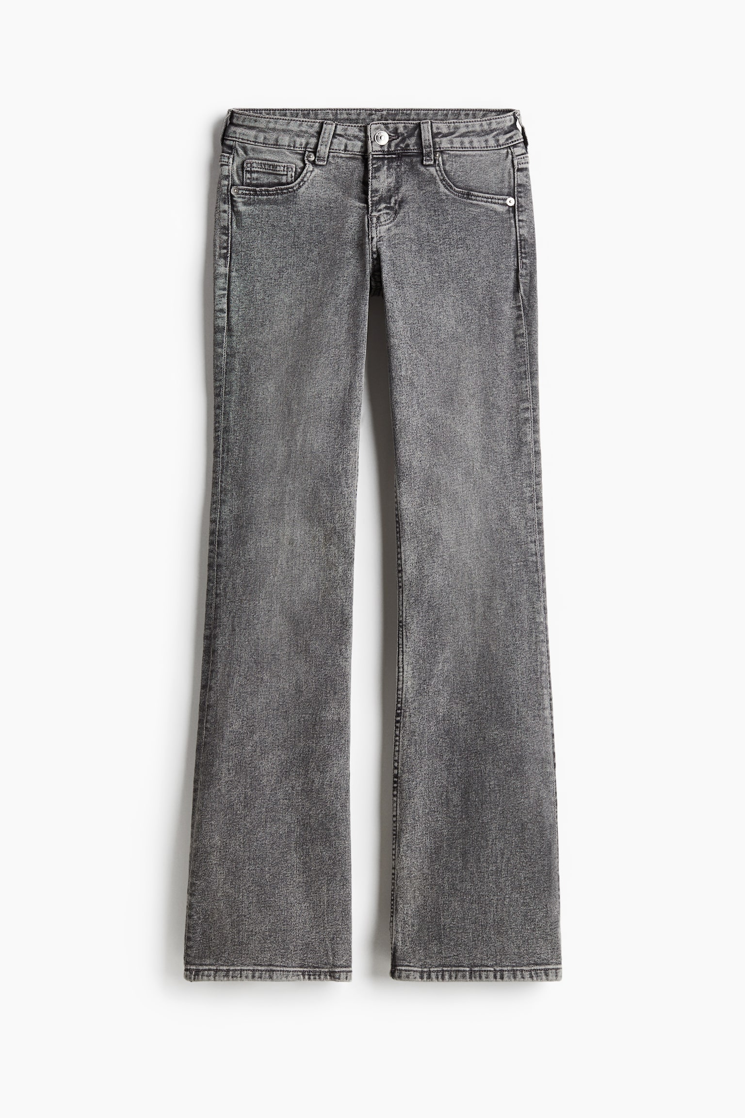 Flared Low Jeans - Grey/Light denim blue/Denim blue/Dark denim blue/Light denim blue/Black/Black/Washed out/Dark denim blue - 2