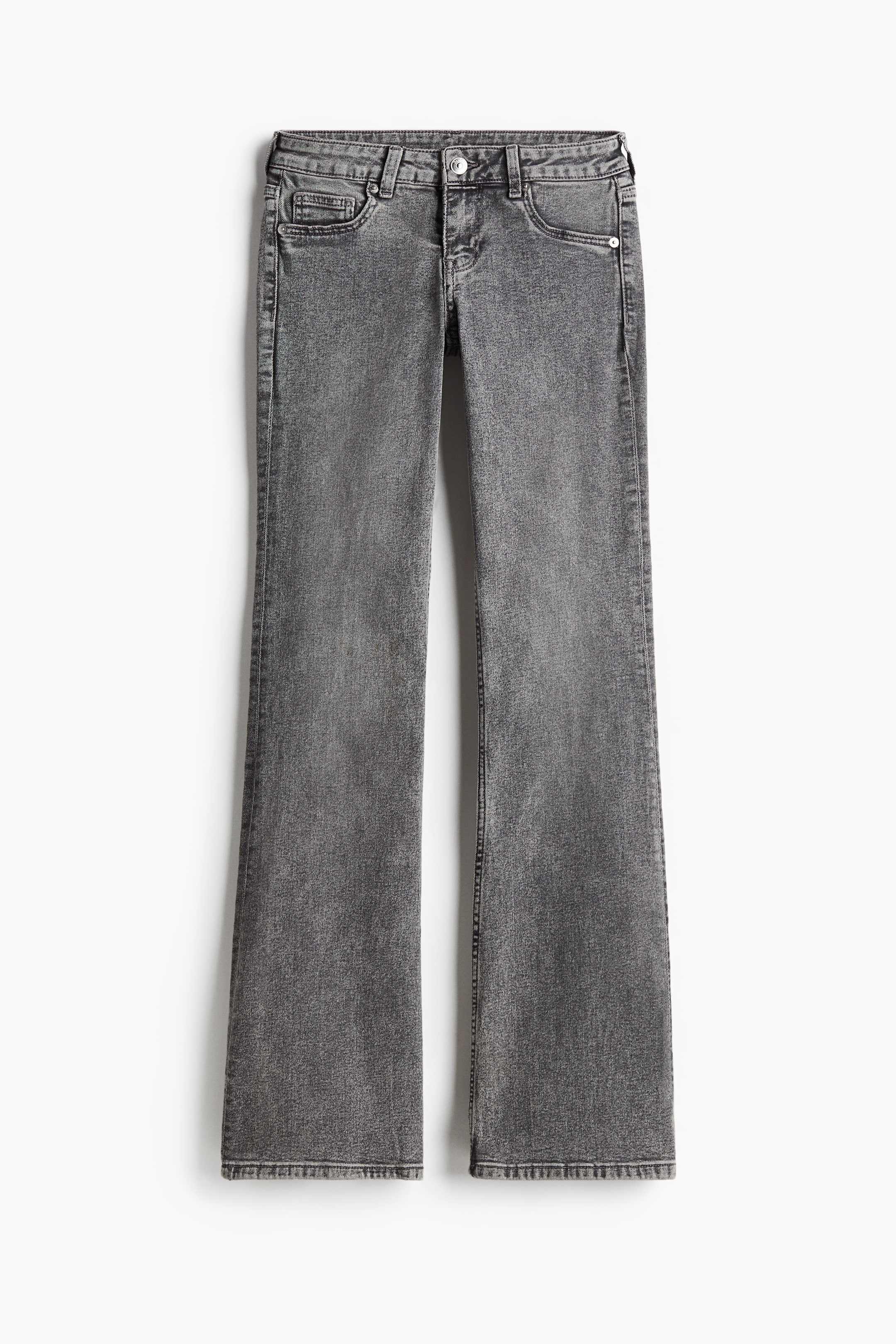 Flared Low Jeans - Grey - Ladies | H&M GB 6