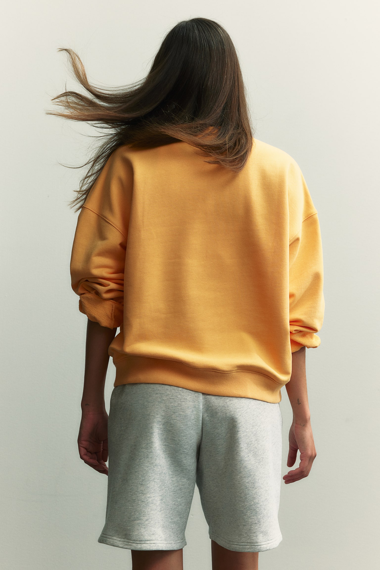 Oversized Activewear Sweater - Yellow orange/Light grey/Balance & Presence/Cream/Khaki green - 4