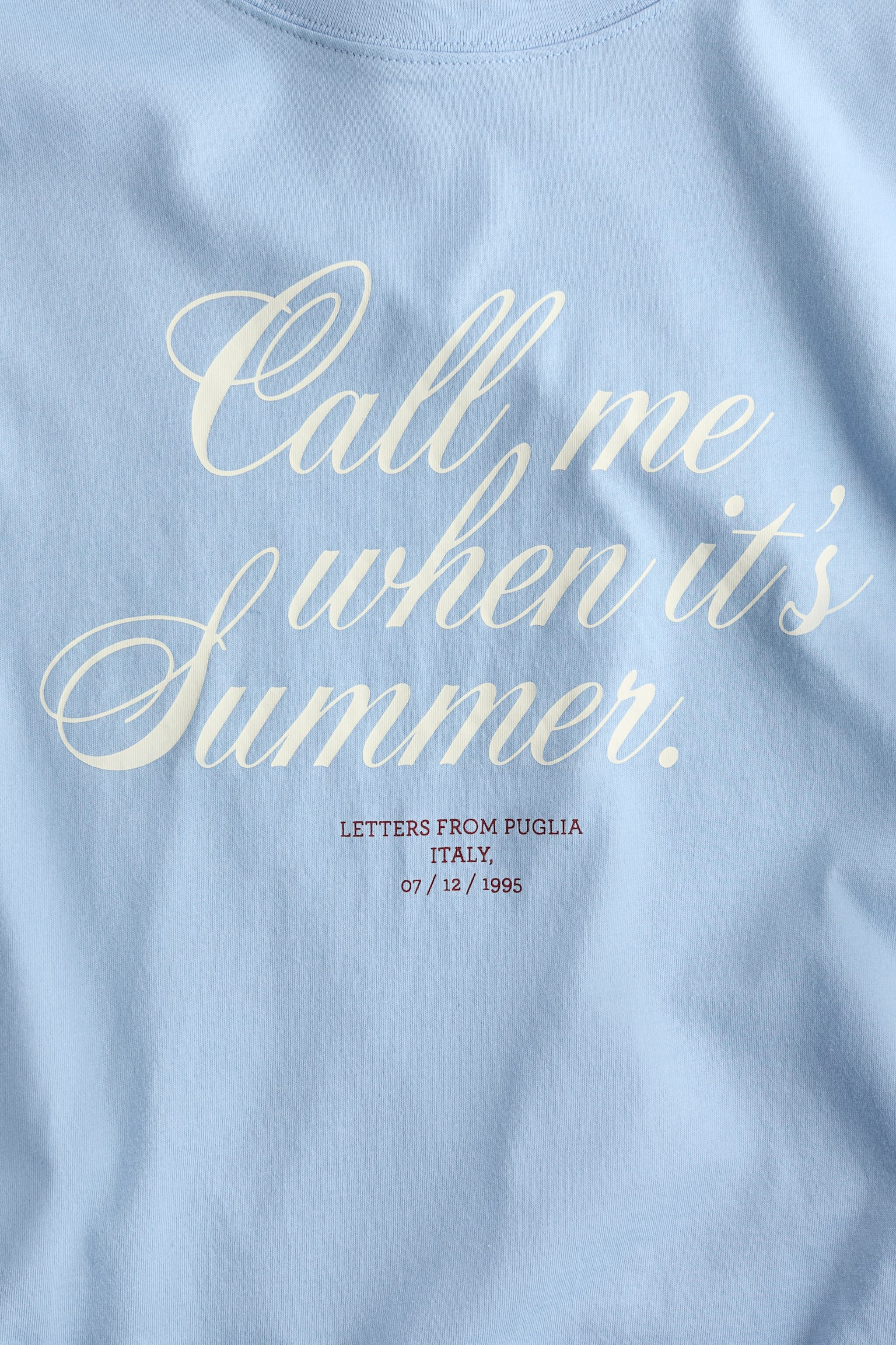 Printed T-shirt - Light blue/Summer/Light yellow/Energized/White/Beauté/Dark brown/Simplicité/White/Arancia Rossa/Cream/Biarritz/Green/Cannes Sailing Retreat/White/Le Marais/Ivory/Feria de Verano/White/Lemons/Pink/Chillax Culture/Dusty light blue/California/Dark brown/The Vacation Edit - 4