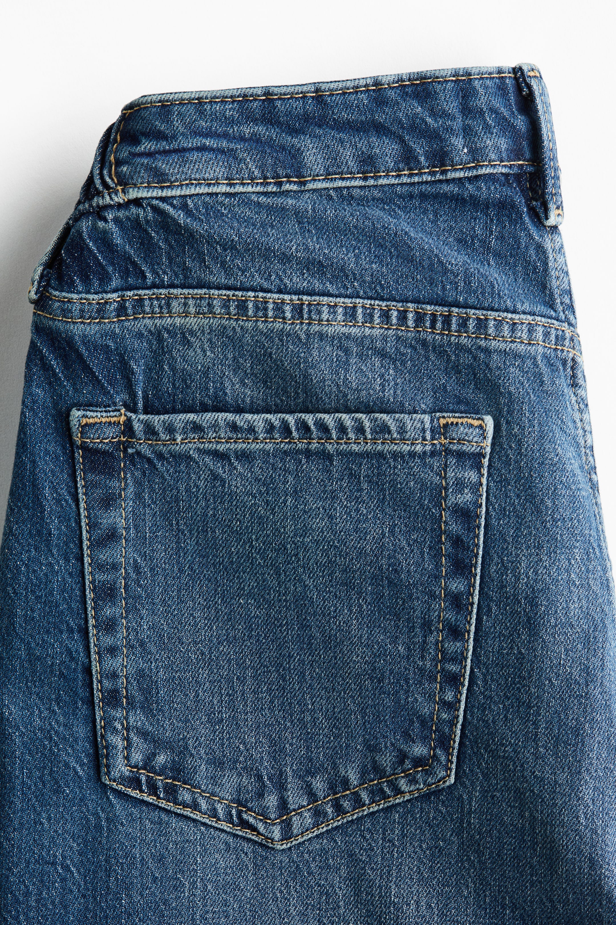 View larger image: MAMA Wide Low Jeans - Dark denim blue - Ladies | H&M PH 6