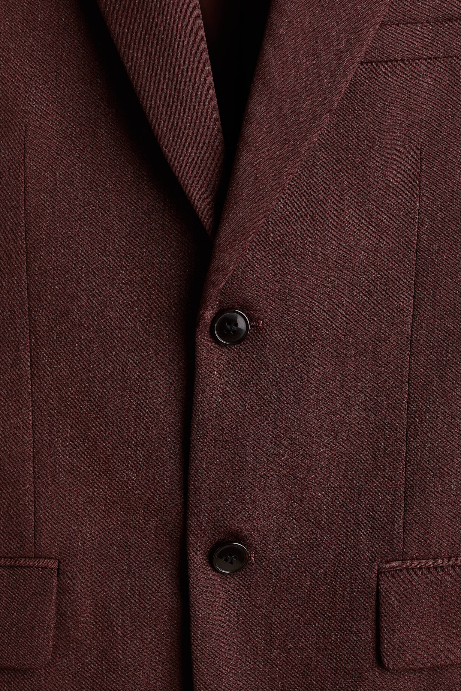 Regular Fit Single-breasted jacket - Dark brown - 5