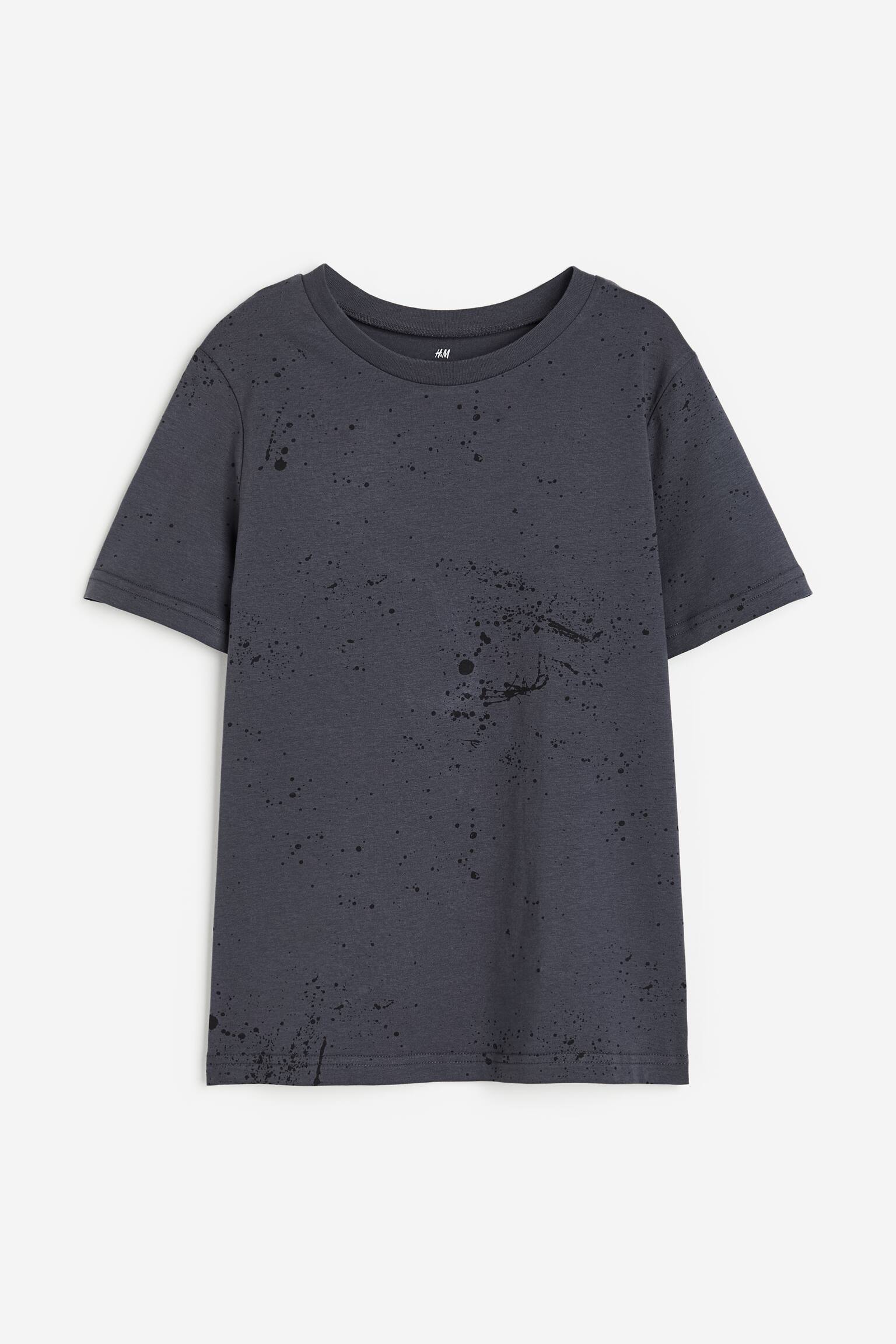 T-shirt - Dark grey/Splatter/White/Marbled - 1