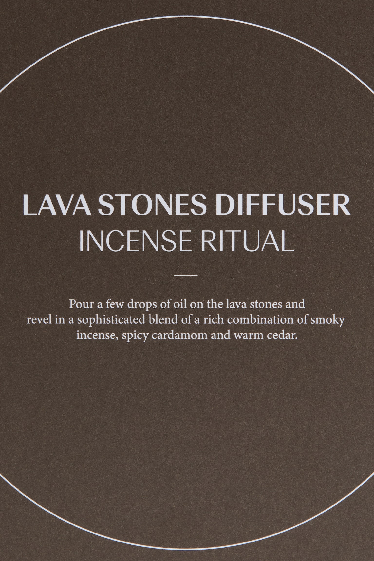 Lava stone diffuser set - Incense Ritual/Sublime Patchouli - 4