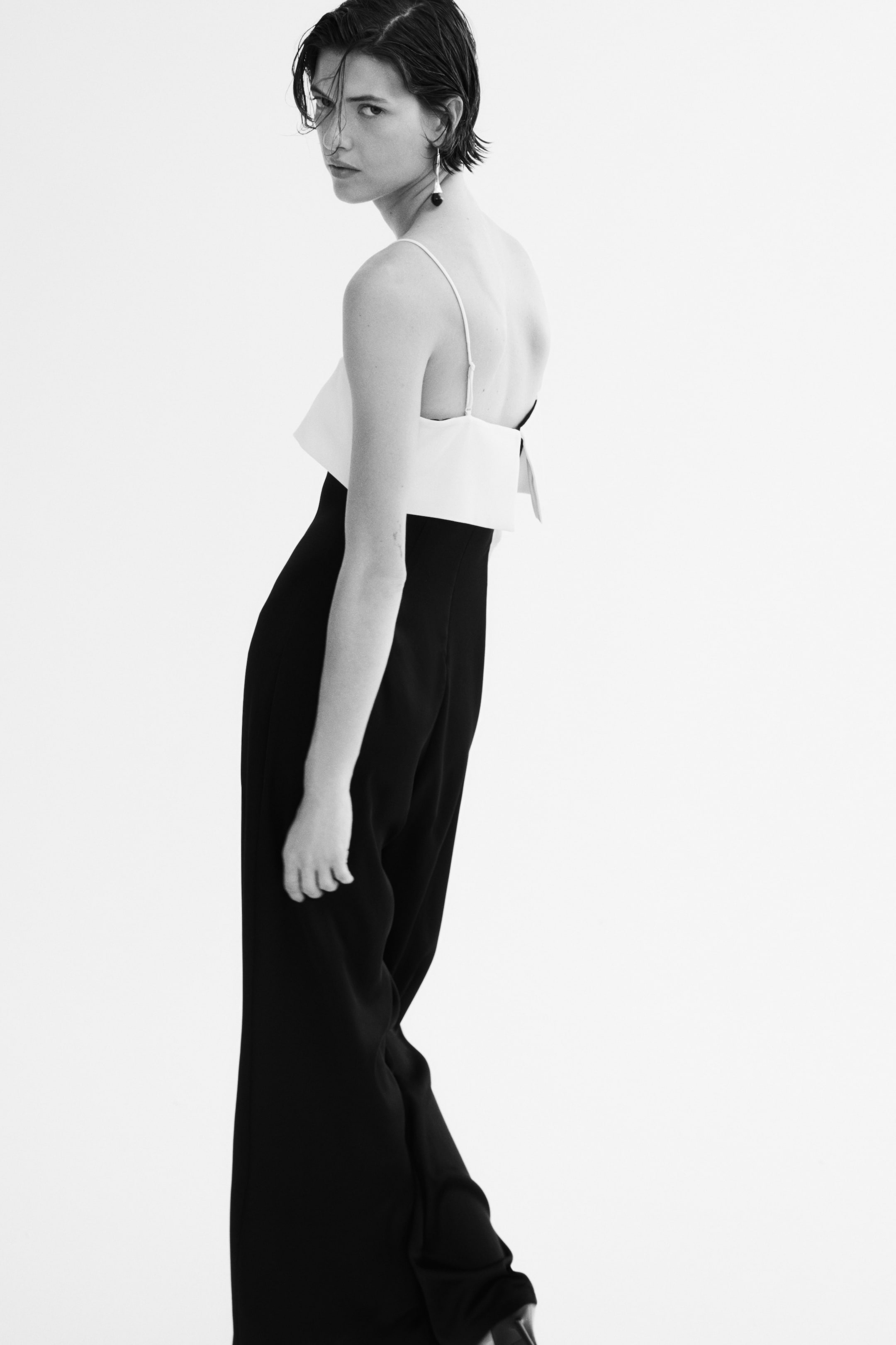 View larger image: Strappy jumpsuit - Black/Colour-block - Ladies | H&M 1