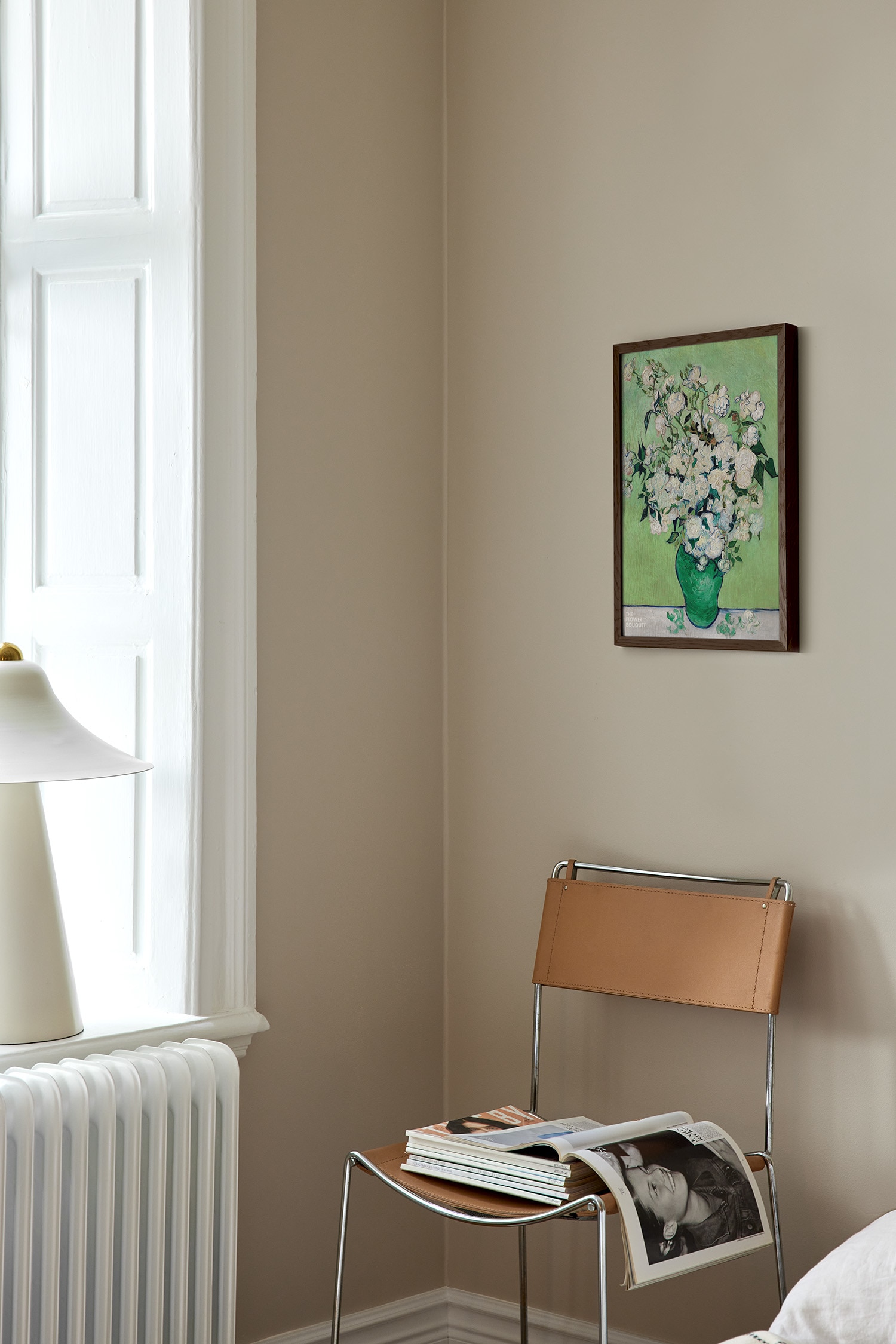 The Flower Bouquet Green Poster - Grün