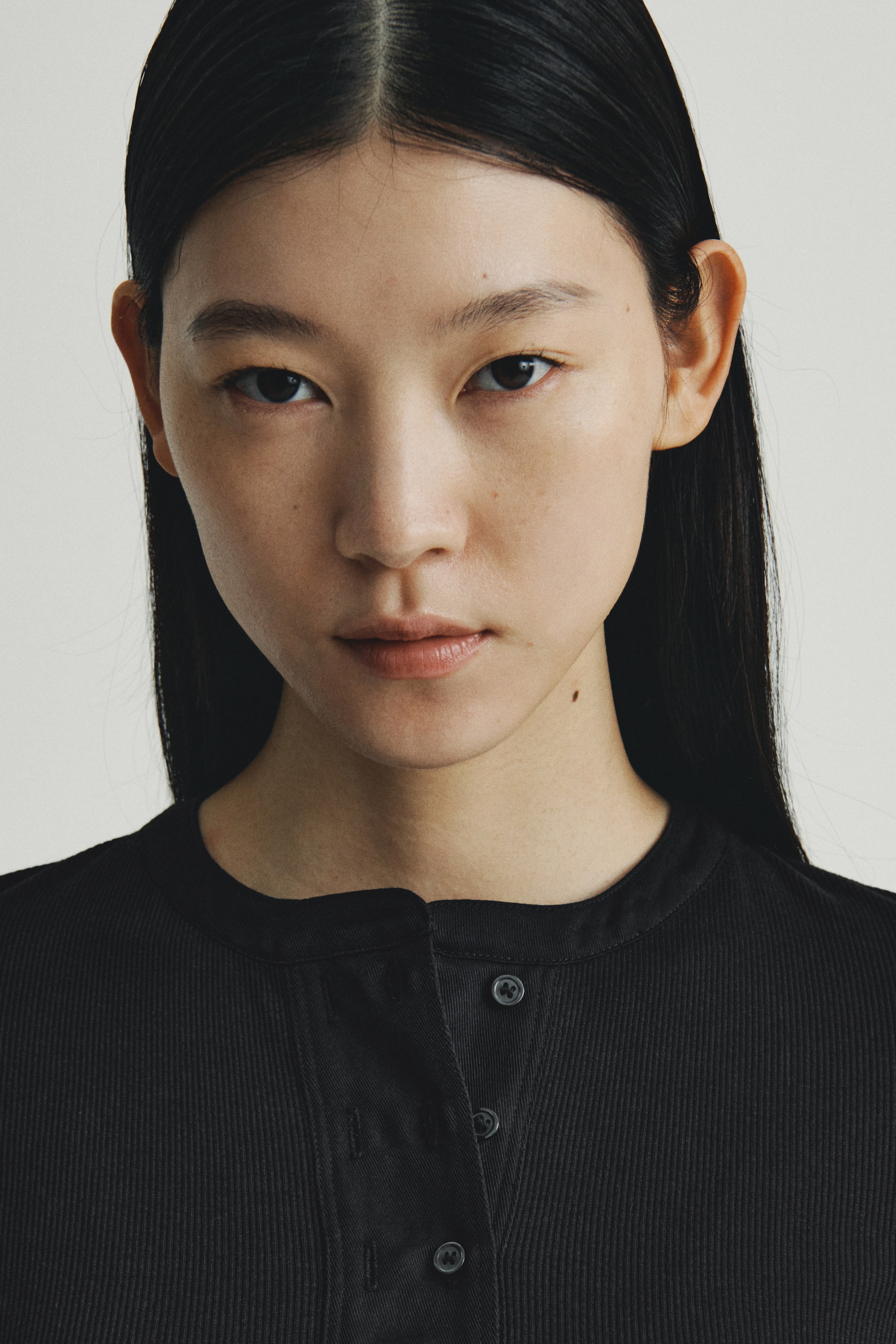 이미지 확대 보기: Rib-knit top - 블랙 - 여성 | H&M KR 4