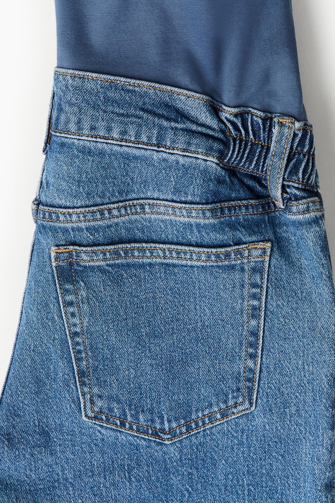 MAMA Wide jeans - Denimblauw/Licht denimblauw - 6