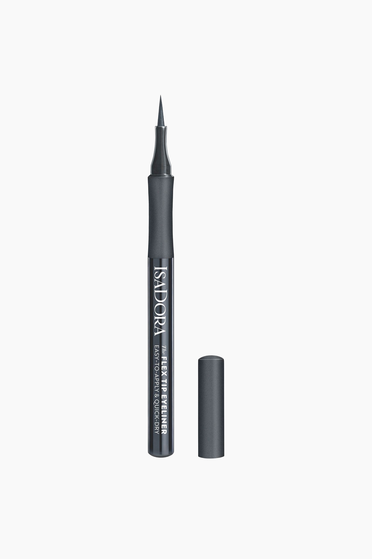 IsaDora - Flex Tip Eyeliner - Steel Grå