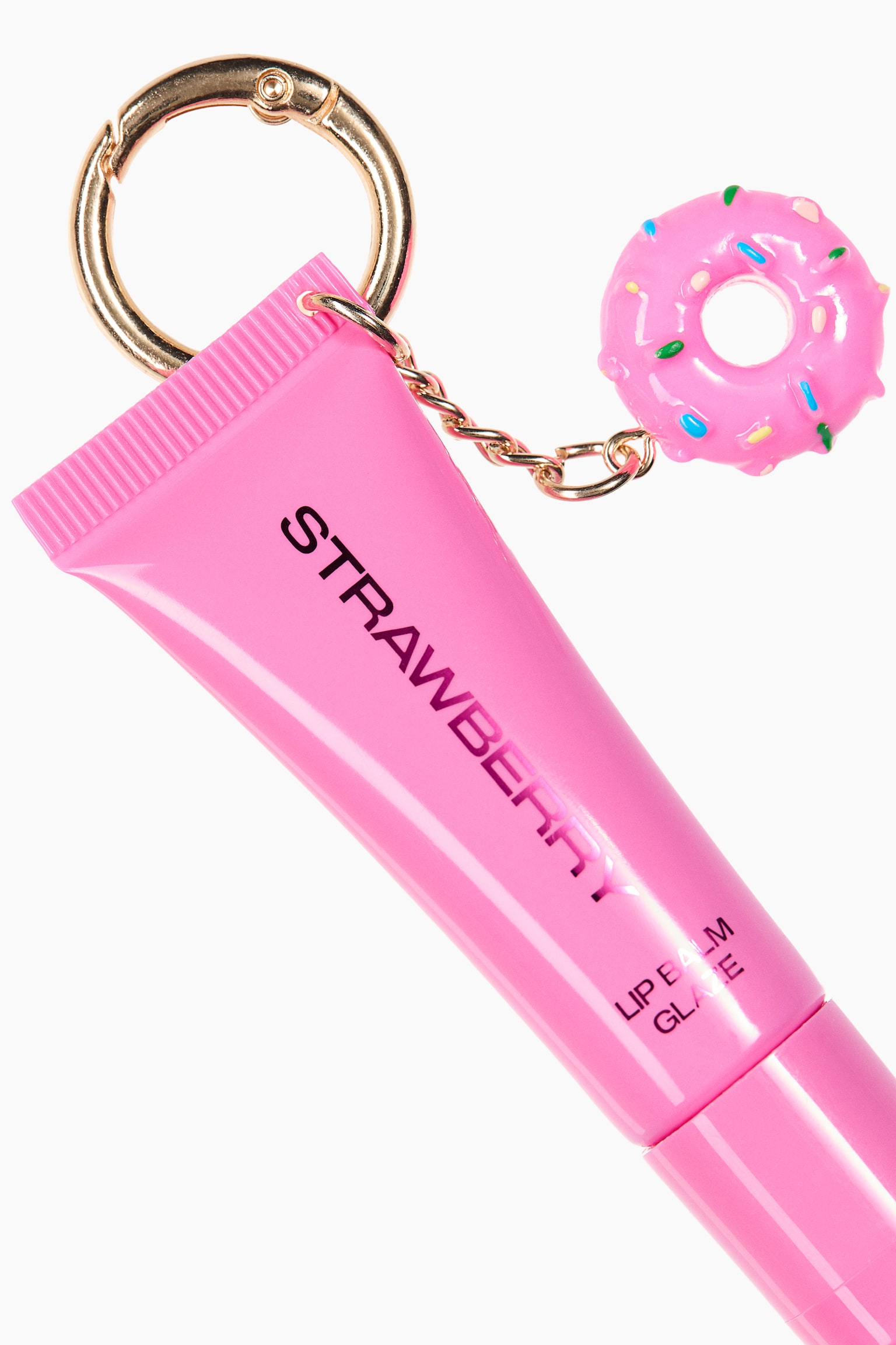 Lip glaze charm - Pink/Strawberry - 2