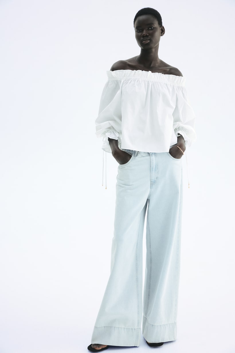 Blusa Campesina Blusas Descubiertas De Hombros Blusas De Hombros