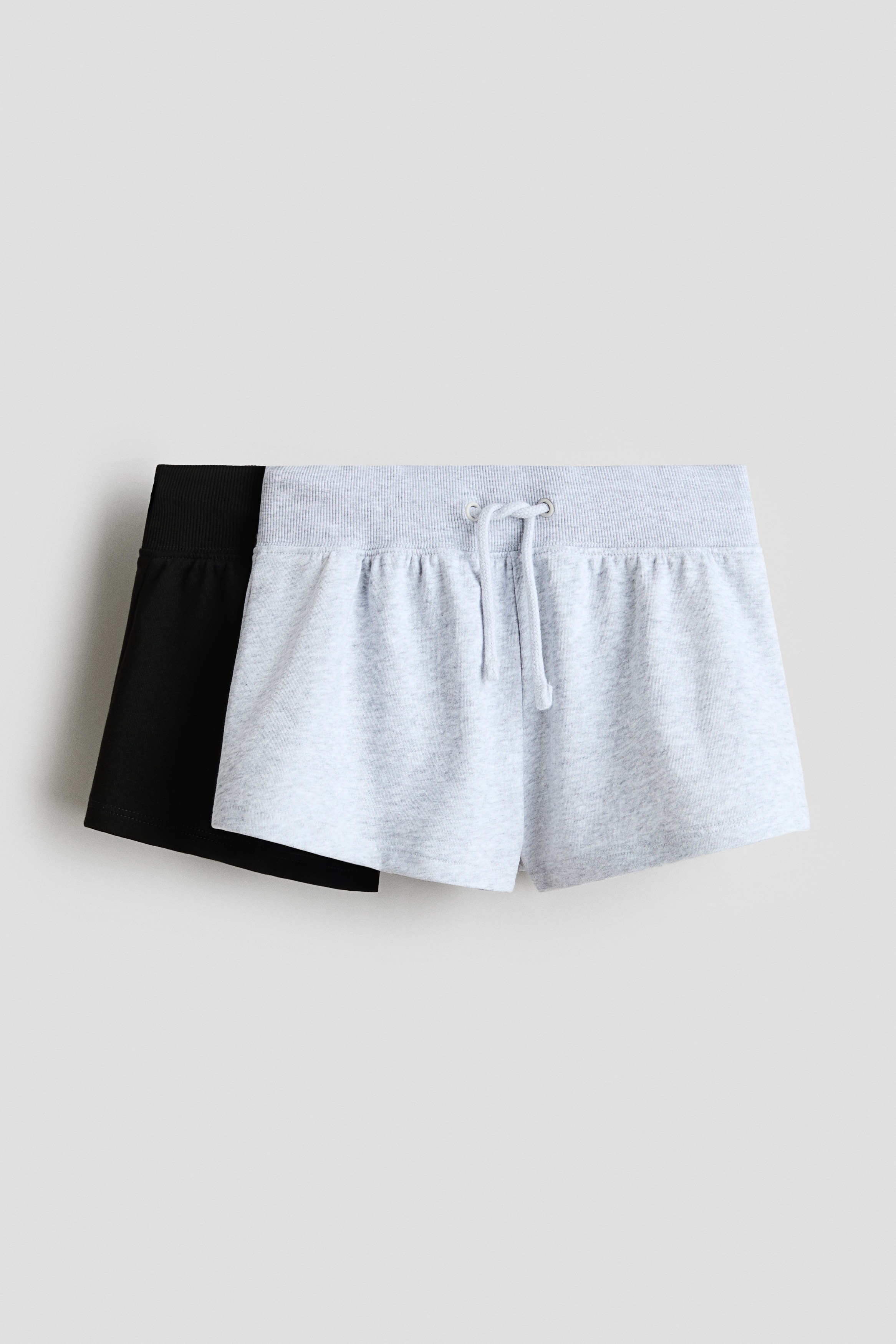 H & M - 2er-Pack Sweatshorts - Grau - Kinder