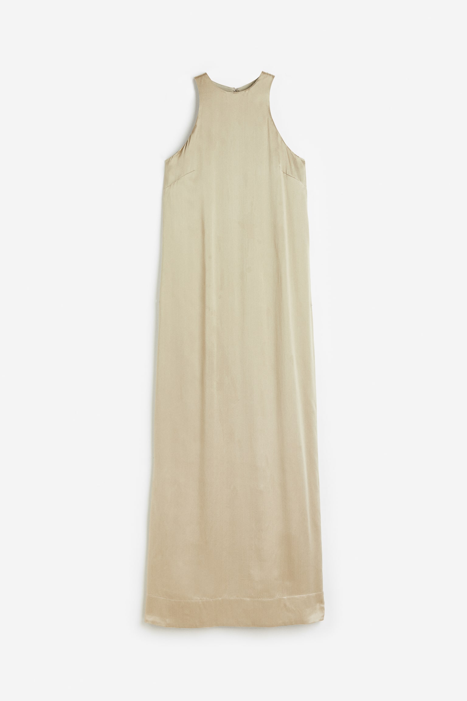 Silk Dress - Light green beige/Navy blue/Beige/Black - 1