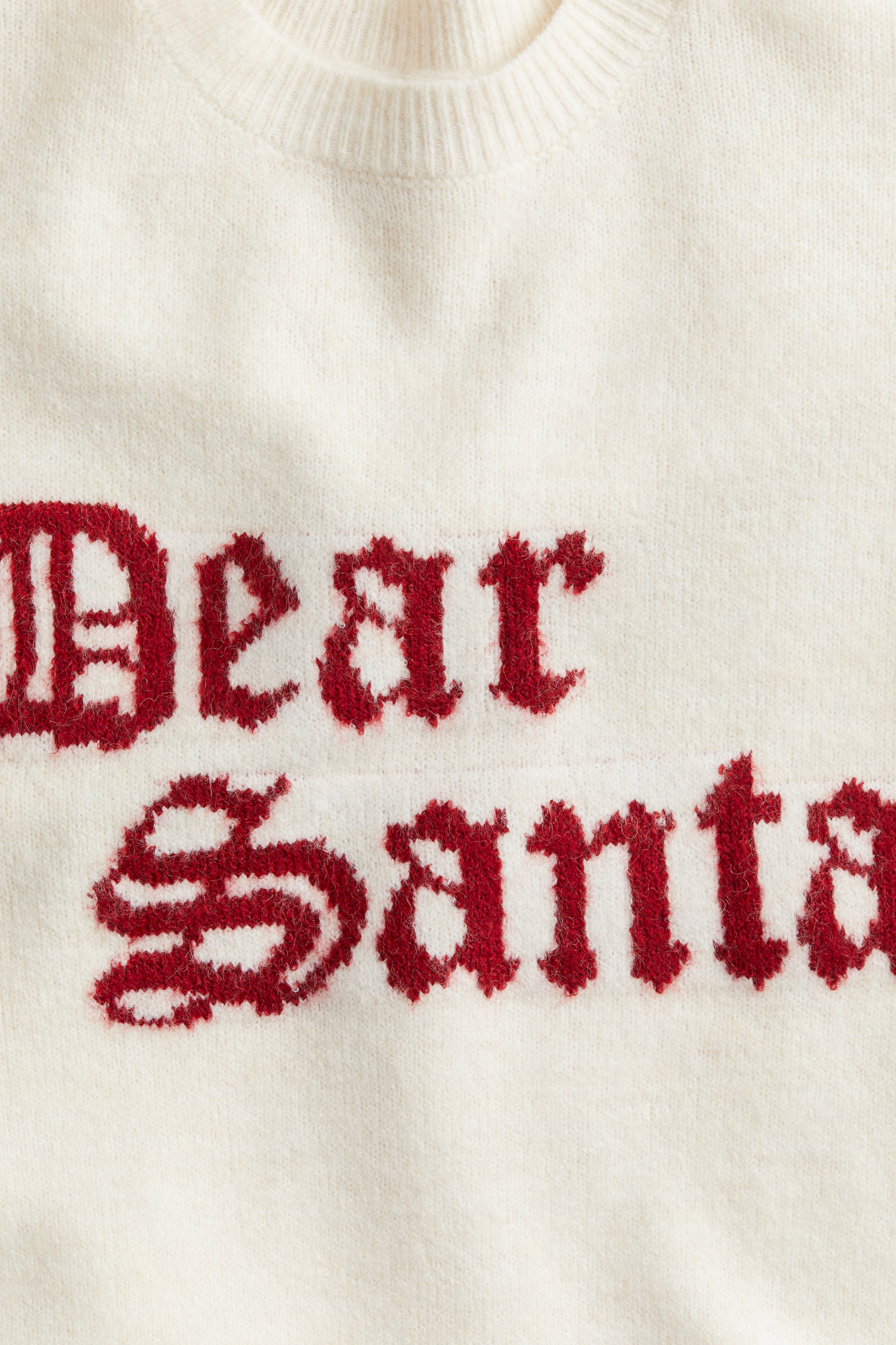 Loose-fit jumper - White/Dear Santa - Kids | H&M GB 5