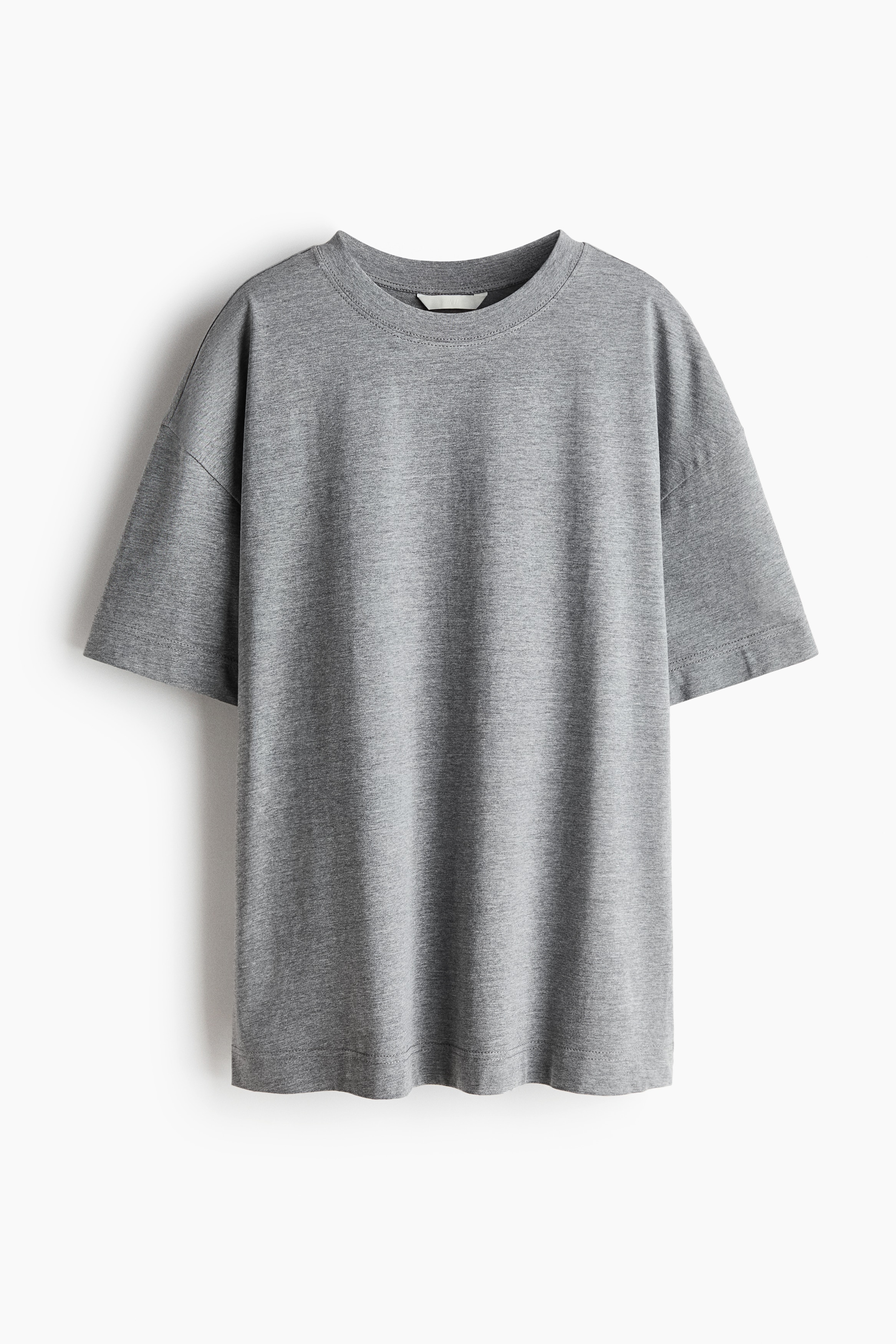 Oversized T-shirt - Grey marl/Burgundy/White striped/Bright blue/Peach pink/Light beige/White/Light beige/Striped/Khaki green/Dusty pink/Black