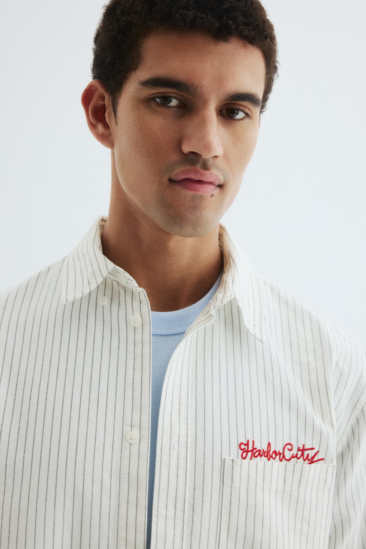 Men s White Harbor City Loose Fit Oxford Shirt H M CA men-s-white-harbor-city-loose-fit-oxford-shirt-h-m-ca
