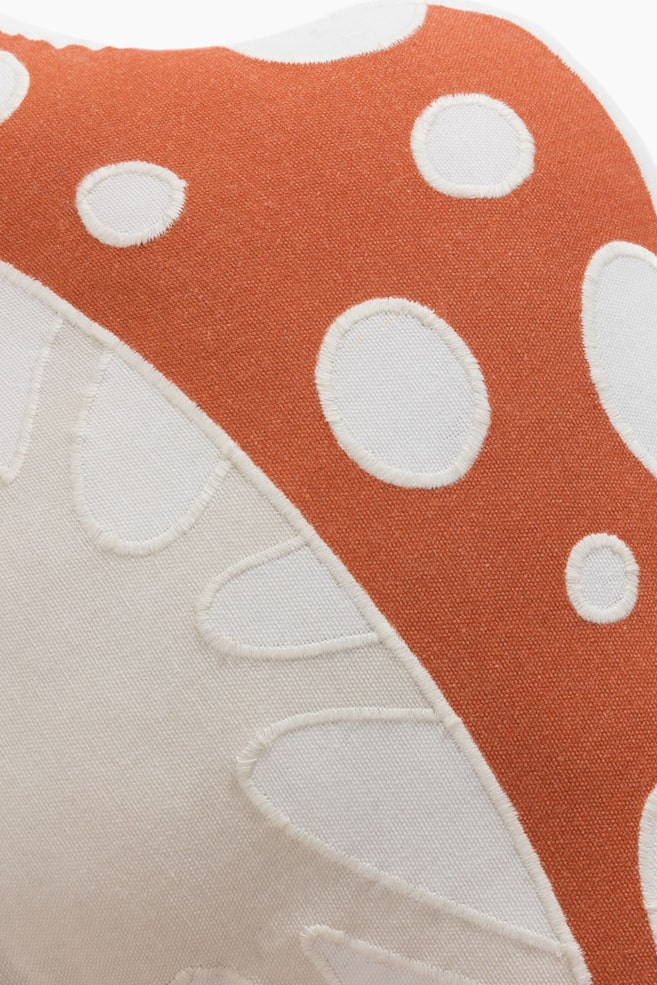 Kissen Isa-Beige/rot - 5