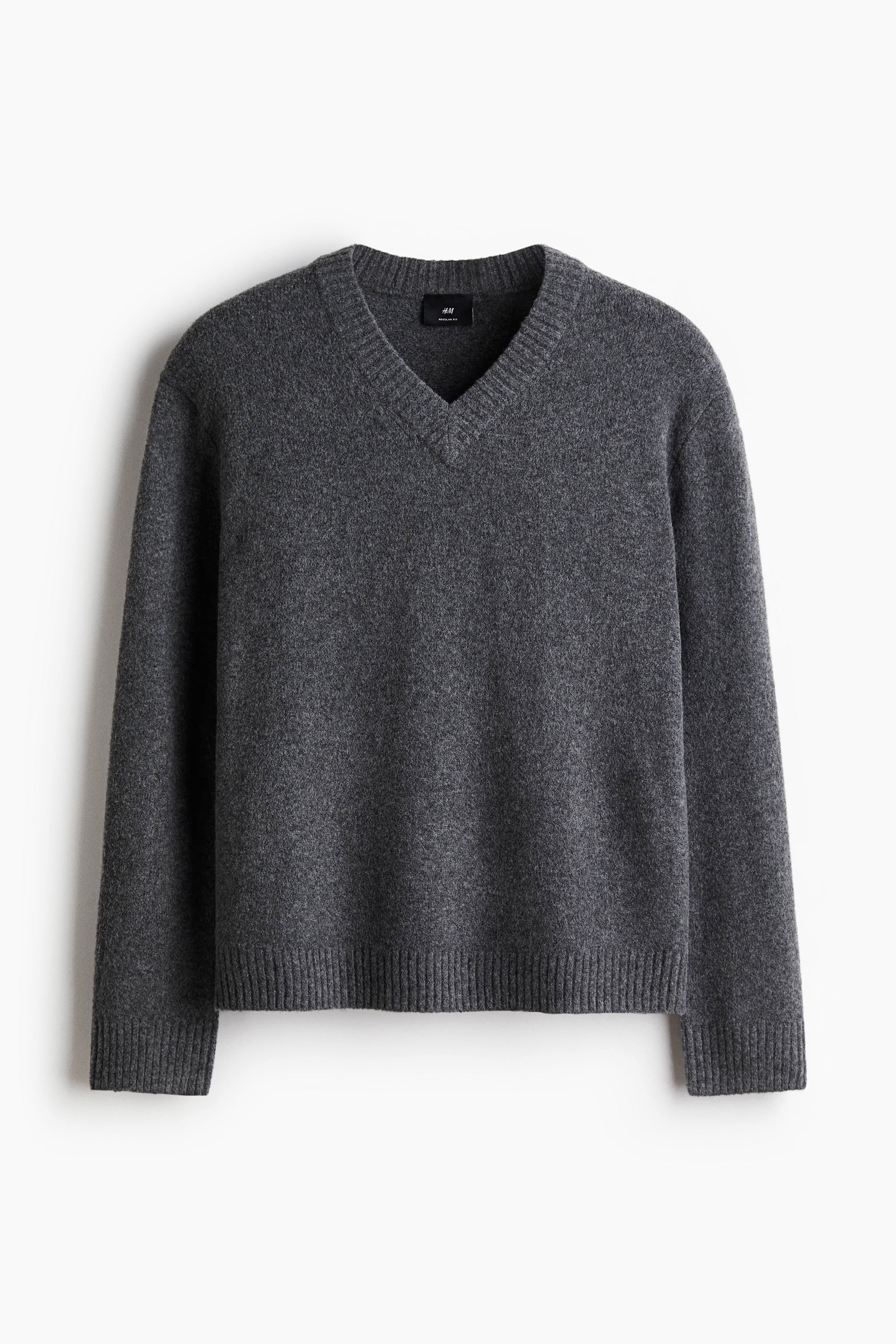 Pullover in Regular Fit - Dunkelgrau
