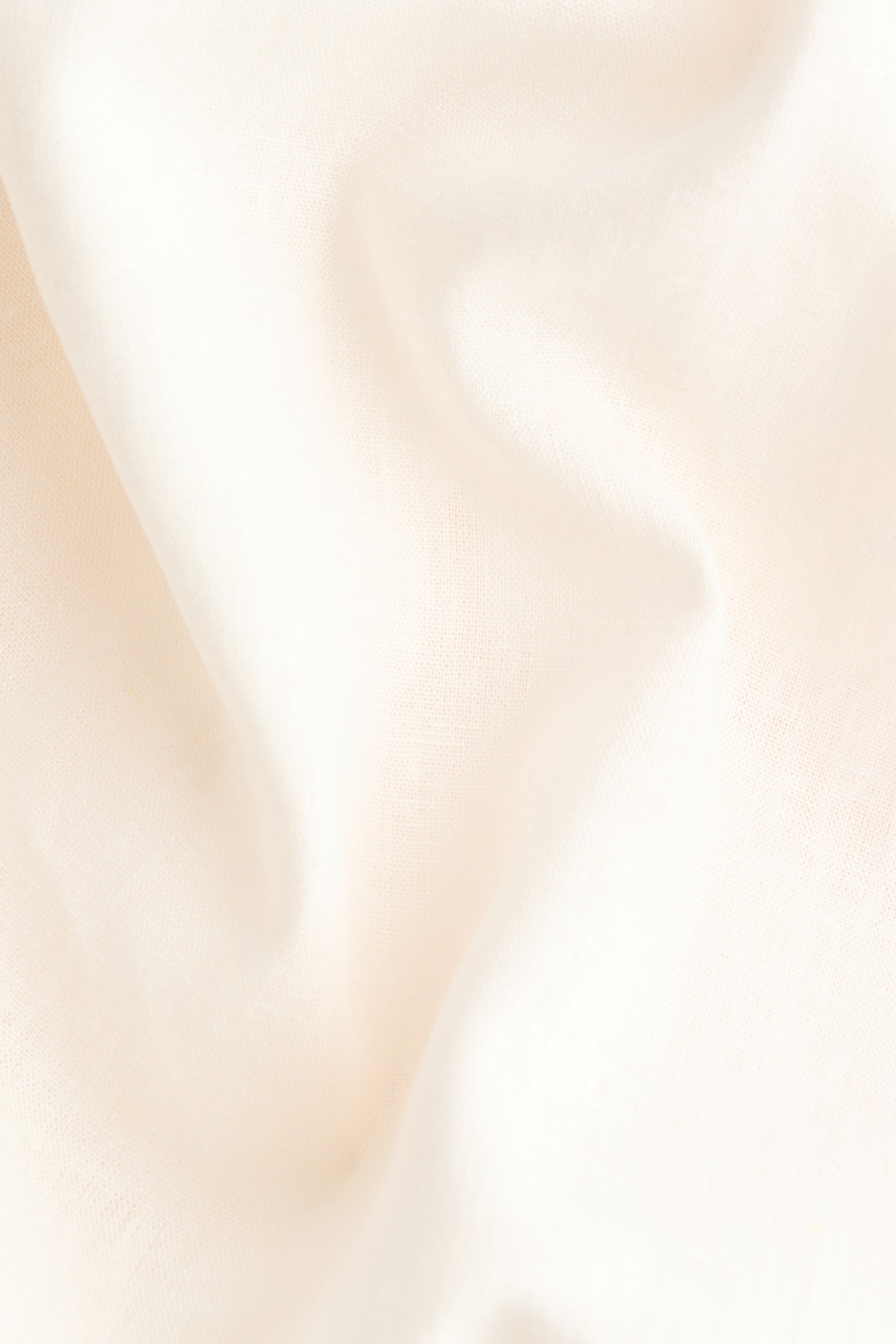 Linen-blend throw-on dress-Cream - 6