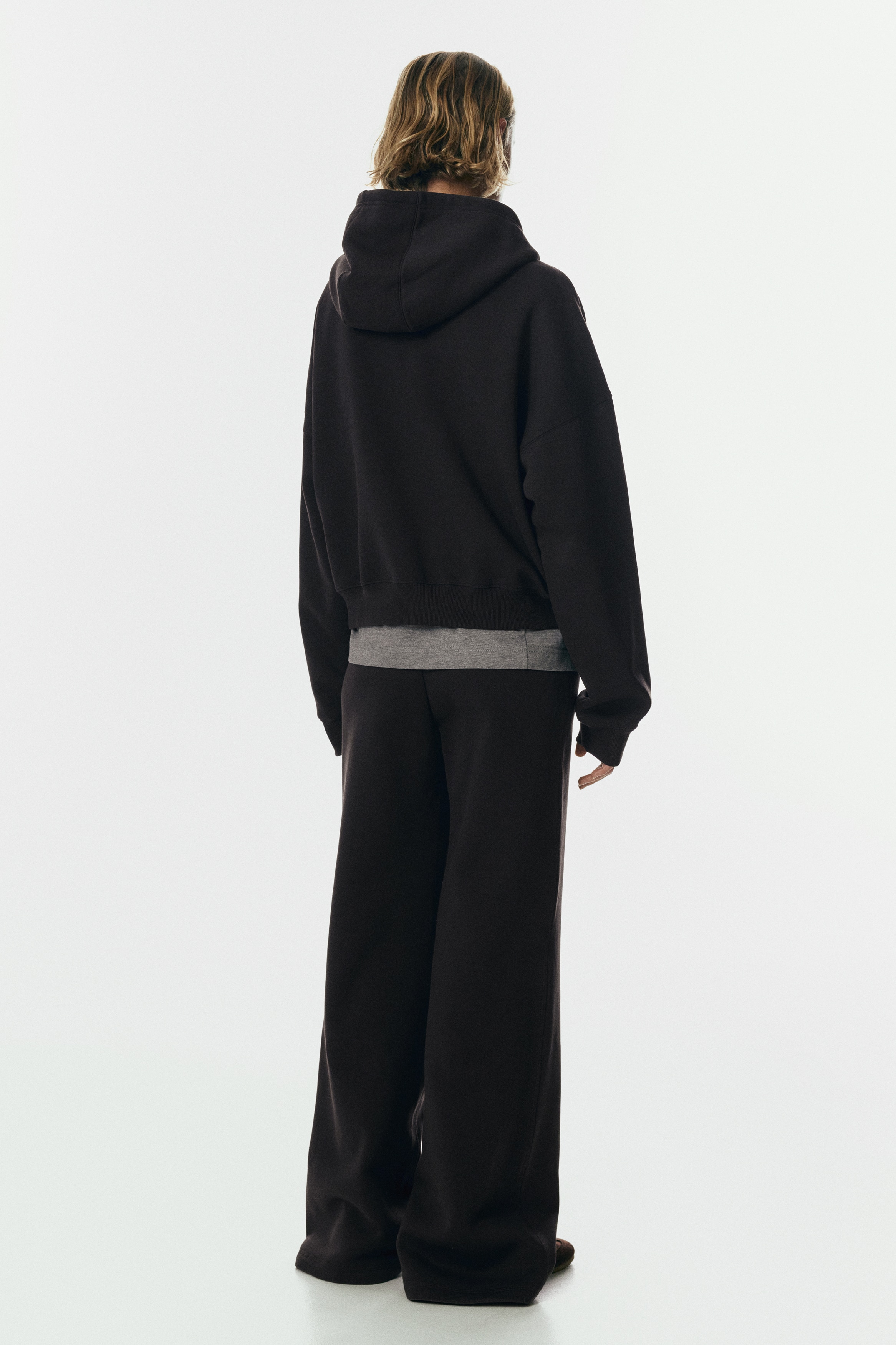 Flared sweatpants