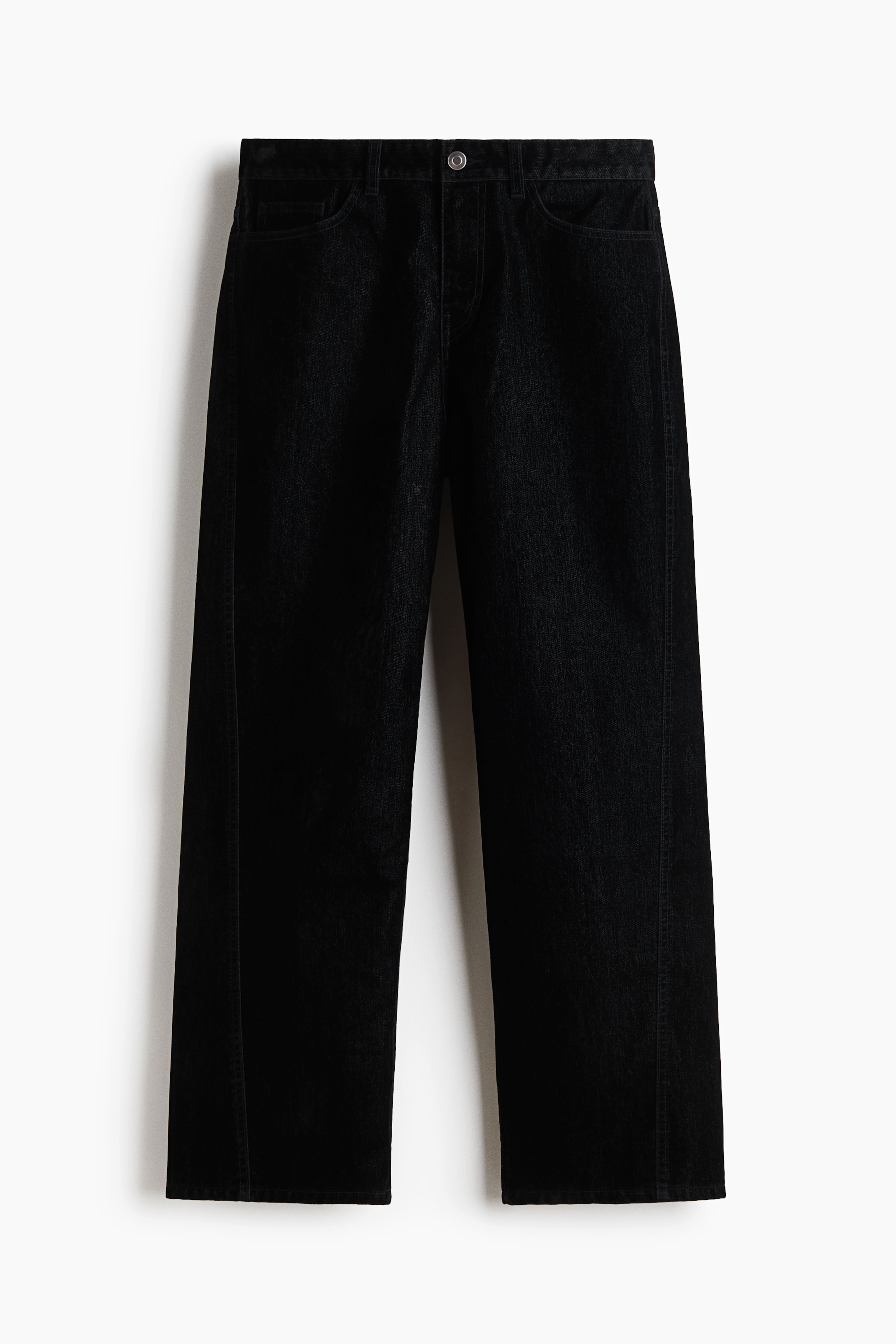 Relaxed-Fit Flocked Twill Pants