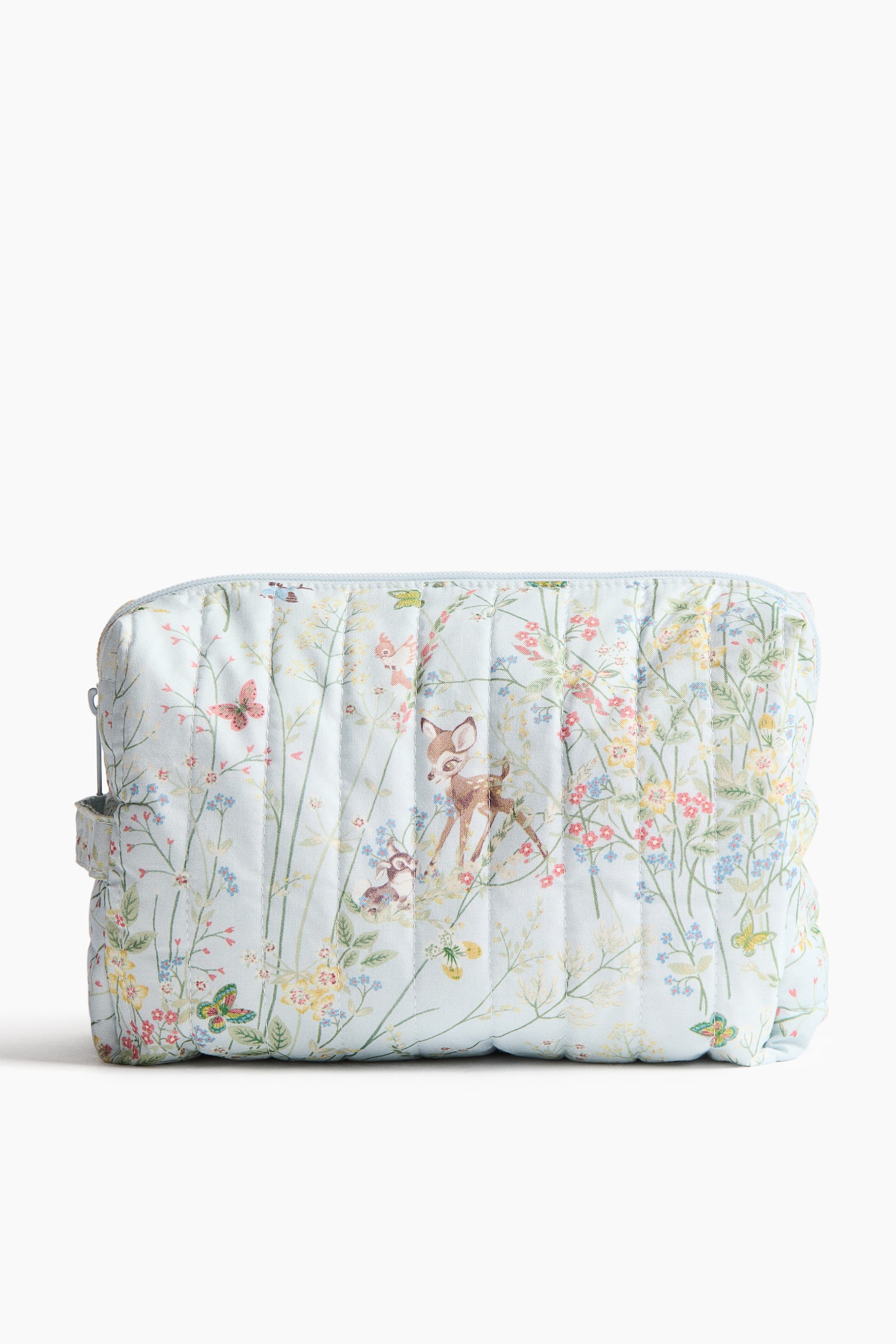 Quilted cotton changing bag - Light blue/Bambi/White/Bambi - 1
