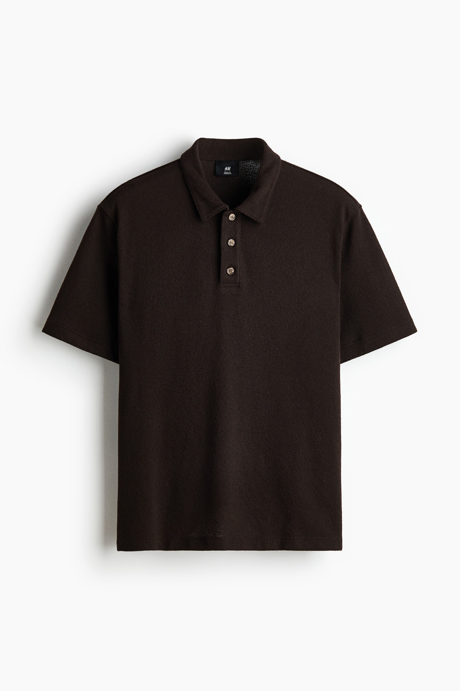 Regular Fit Polo shirt - Dark brown/Dark blue/Cream - 1