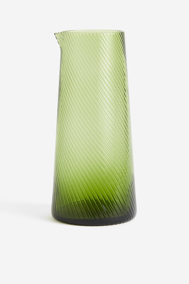 Glass carafe - Green - 1