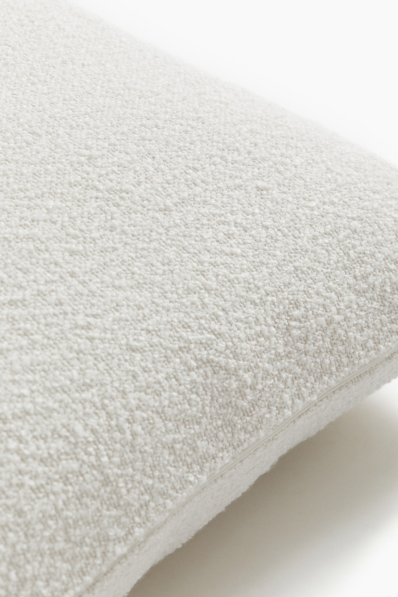 Bouclé cushion cover - White - 3