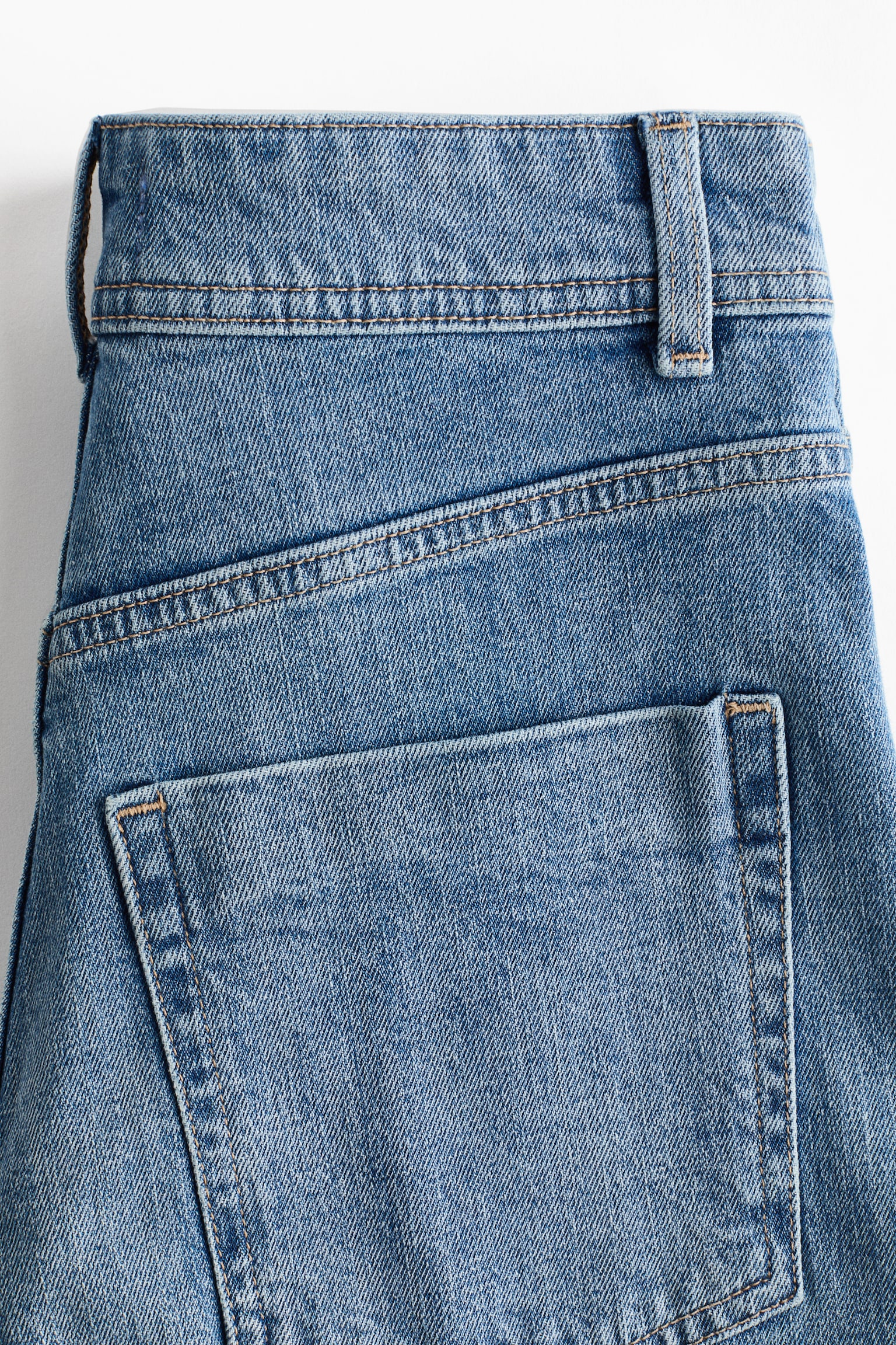 Wide High Jeans - Açık kot mavisi/Koyu kot mavisi/Koyu kot mavisi/Açık bej - 3
