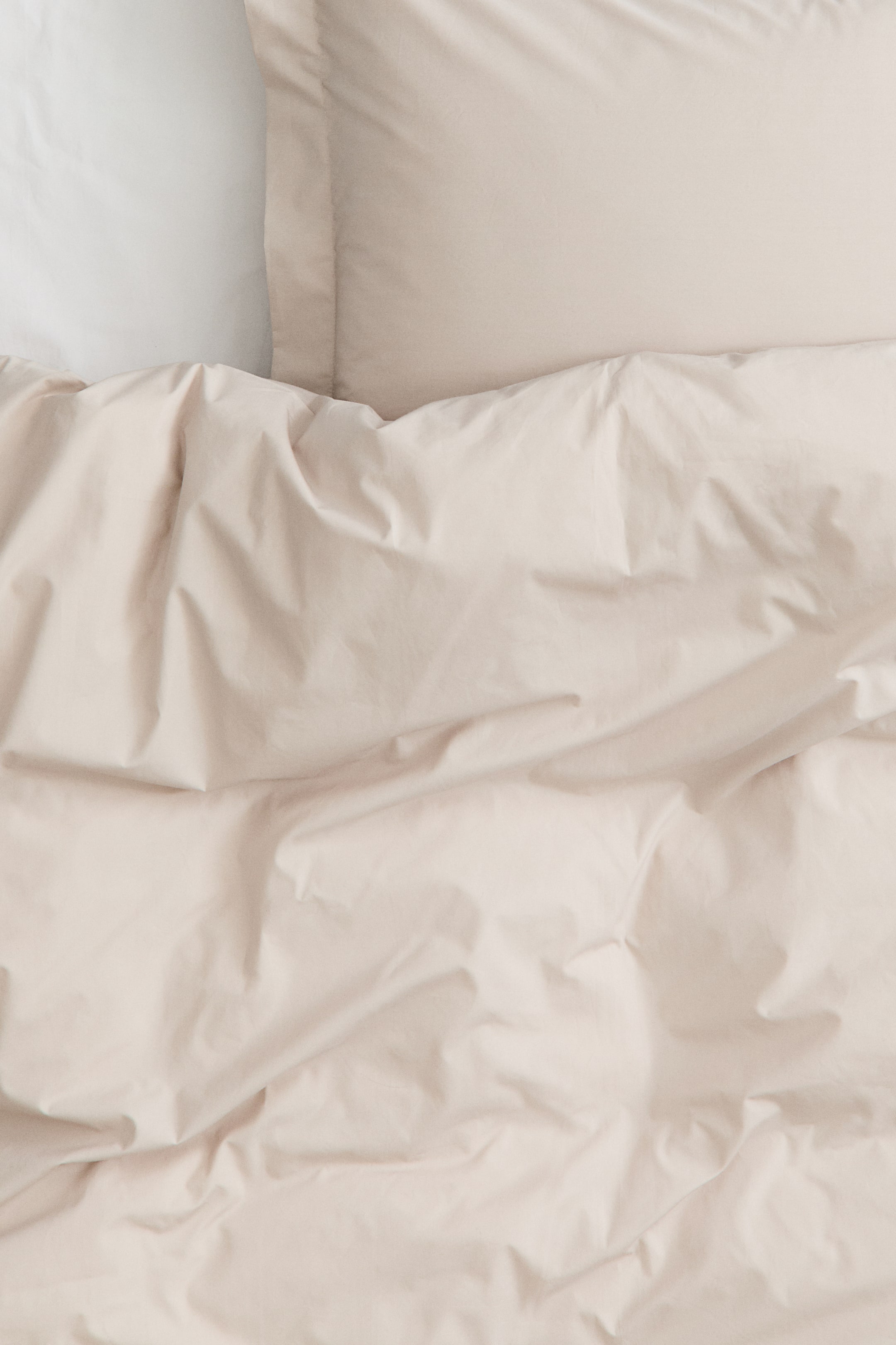 Twin Cotton Percale Duvet Cover Set